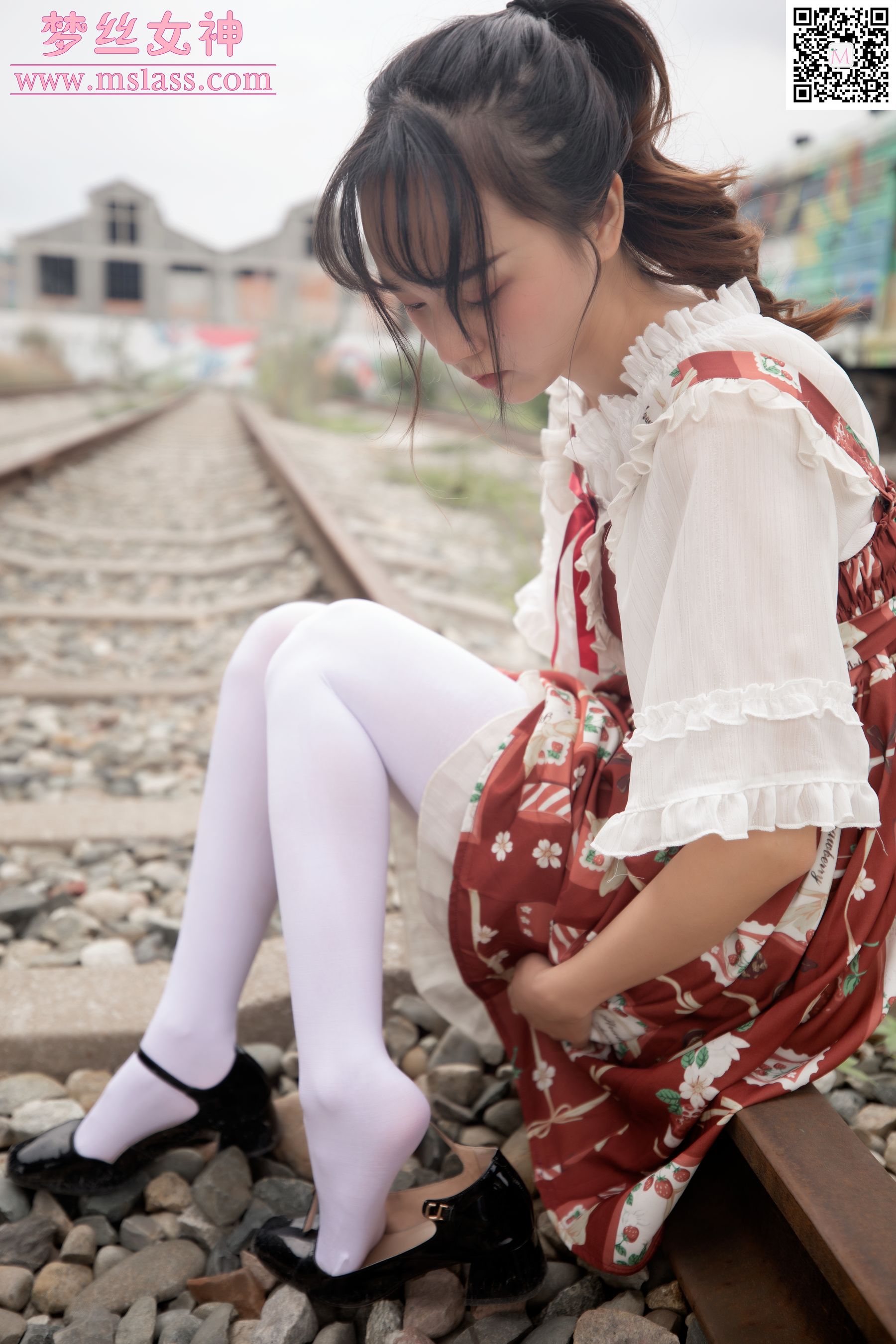 玥玥 白丝洛丽塔-图22