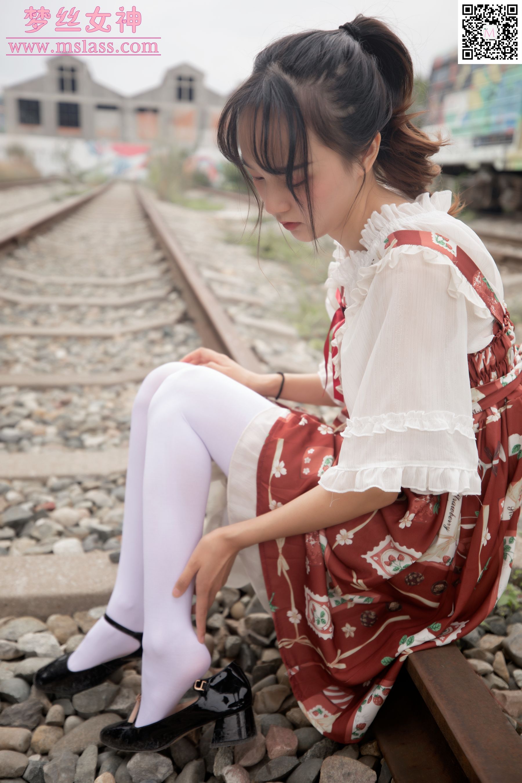 玥玥 白丝洛丽塔-图23