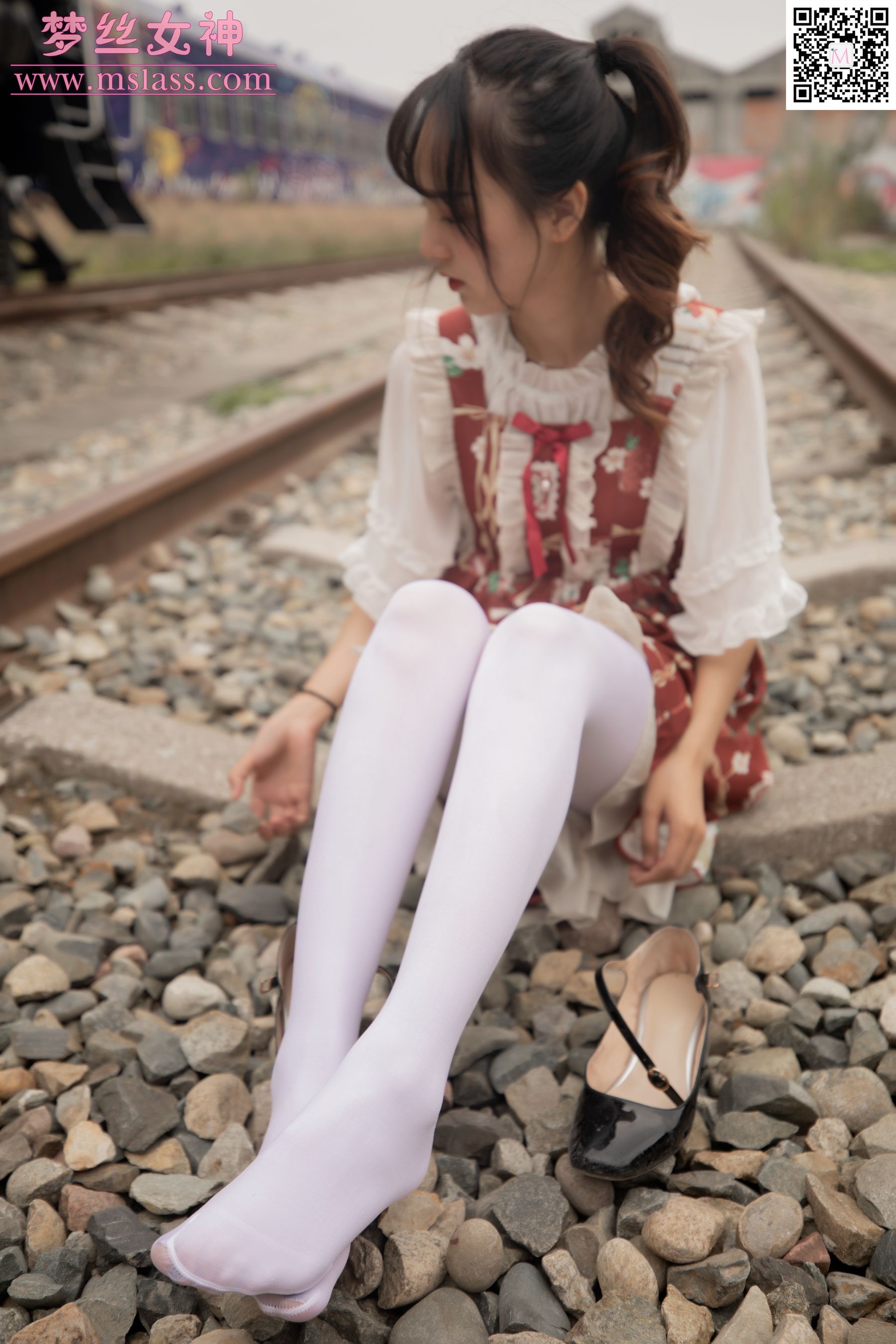 玥玥 白丝洛丽塔-图46