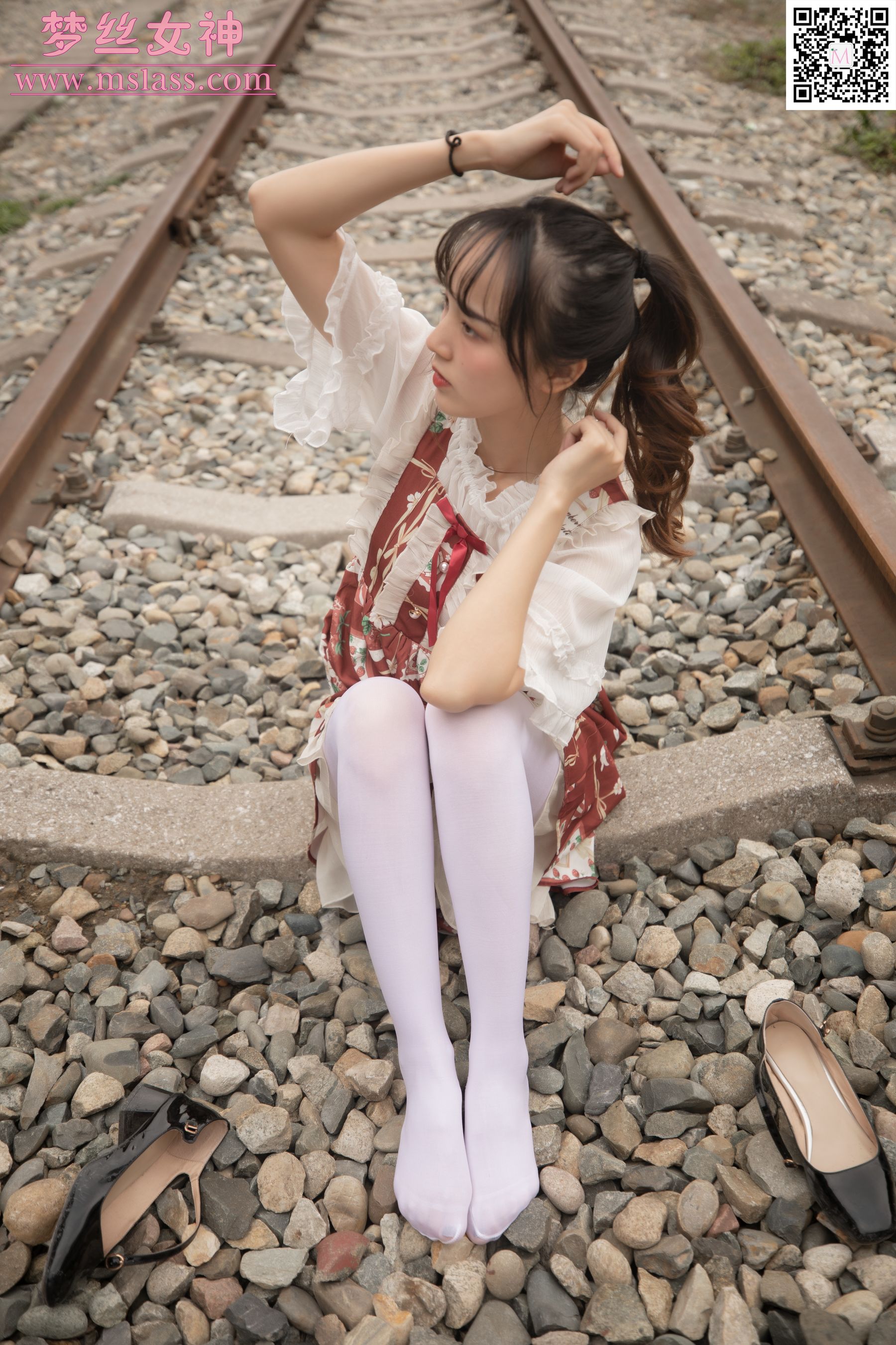 玥玥 白丝洛丽塔-图50