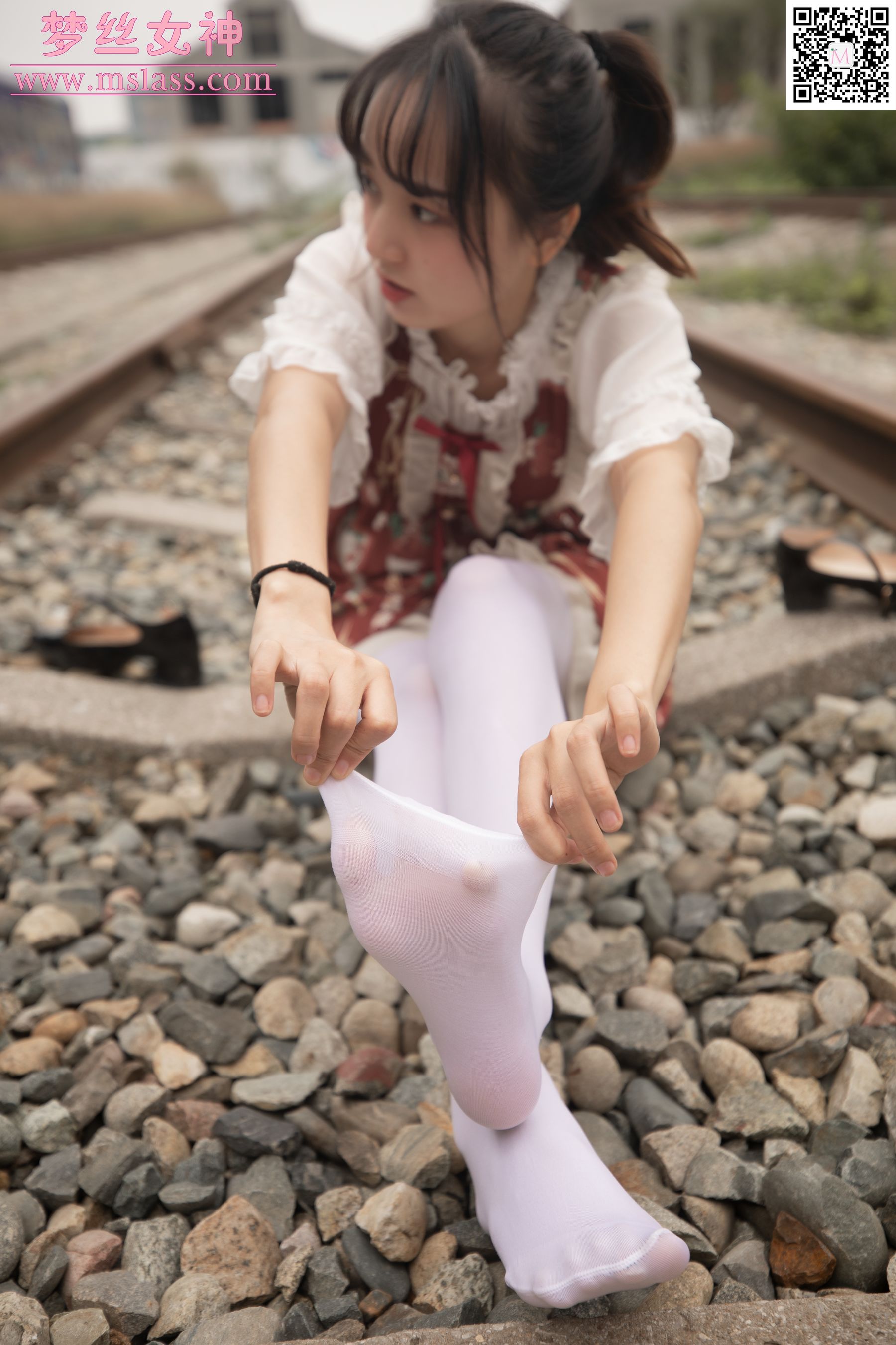 玥玥 白丝洛丽塔-图57