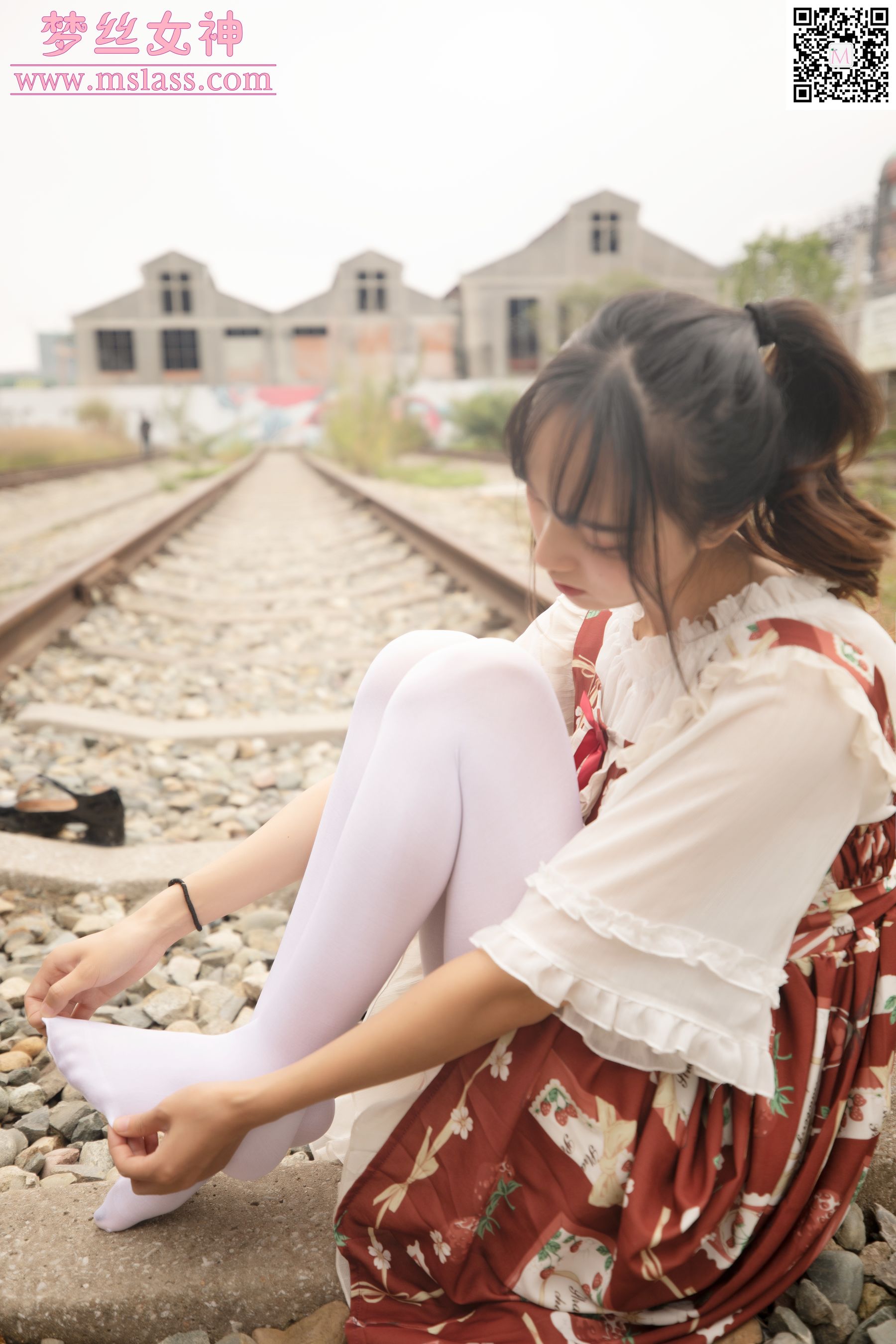 玥玥 白丝洛丽塔-图64