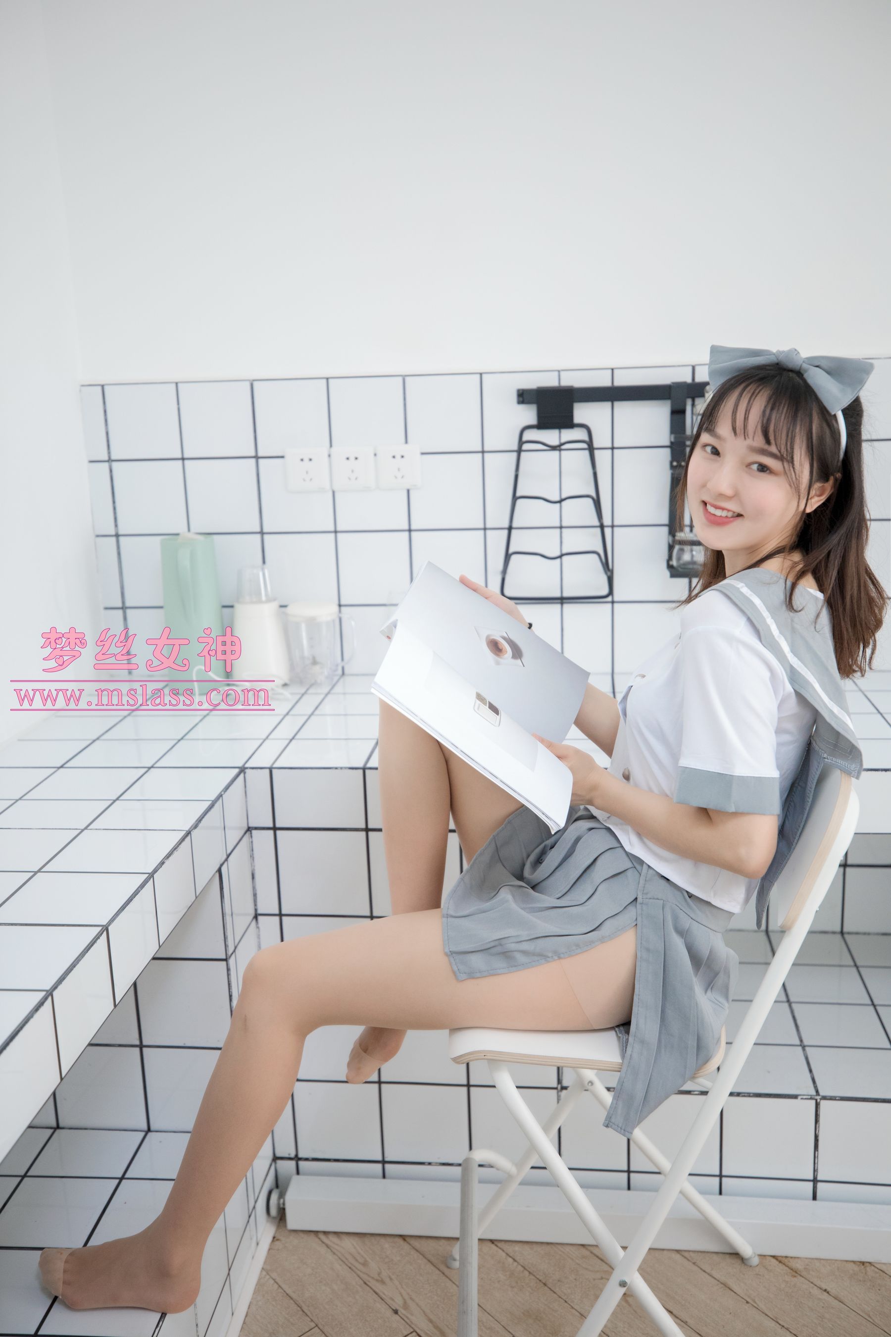 玥玥 白色丝袜空间-图18