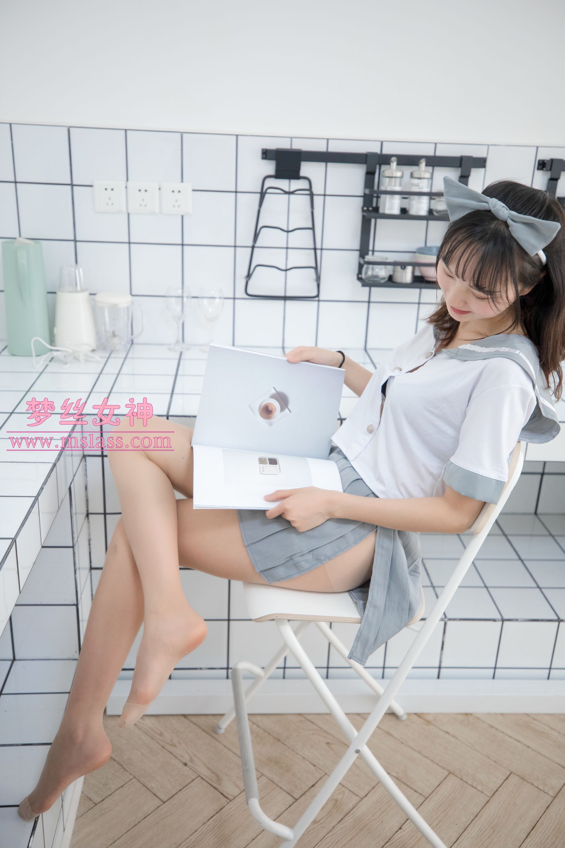 玥玥 白色丝袜空间-图22