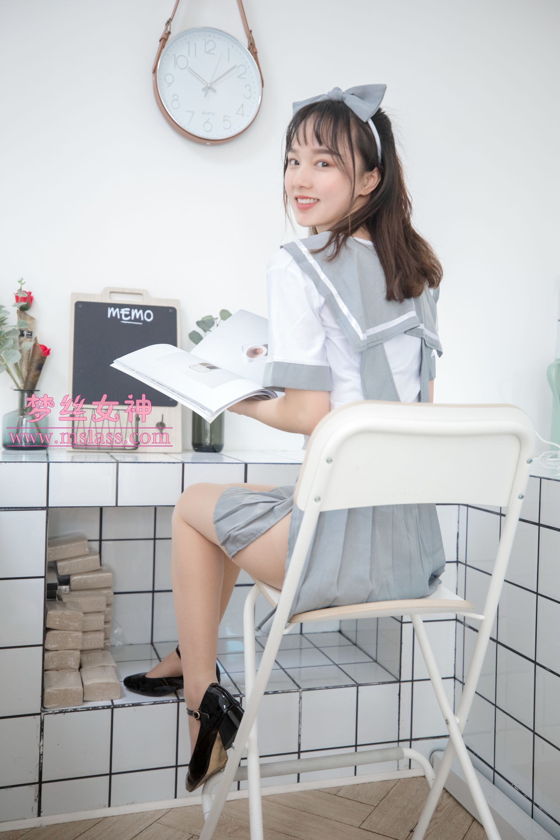 玥玥 白色丝袜空间-图7