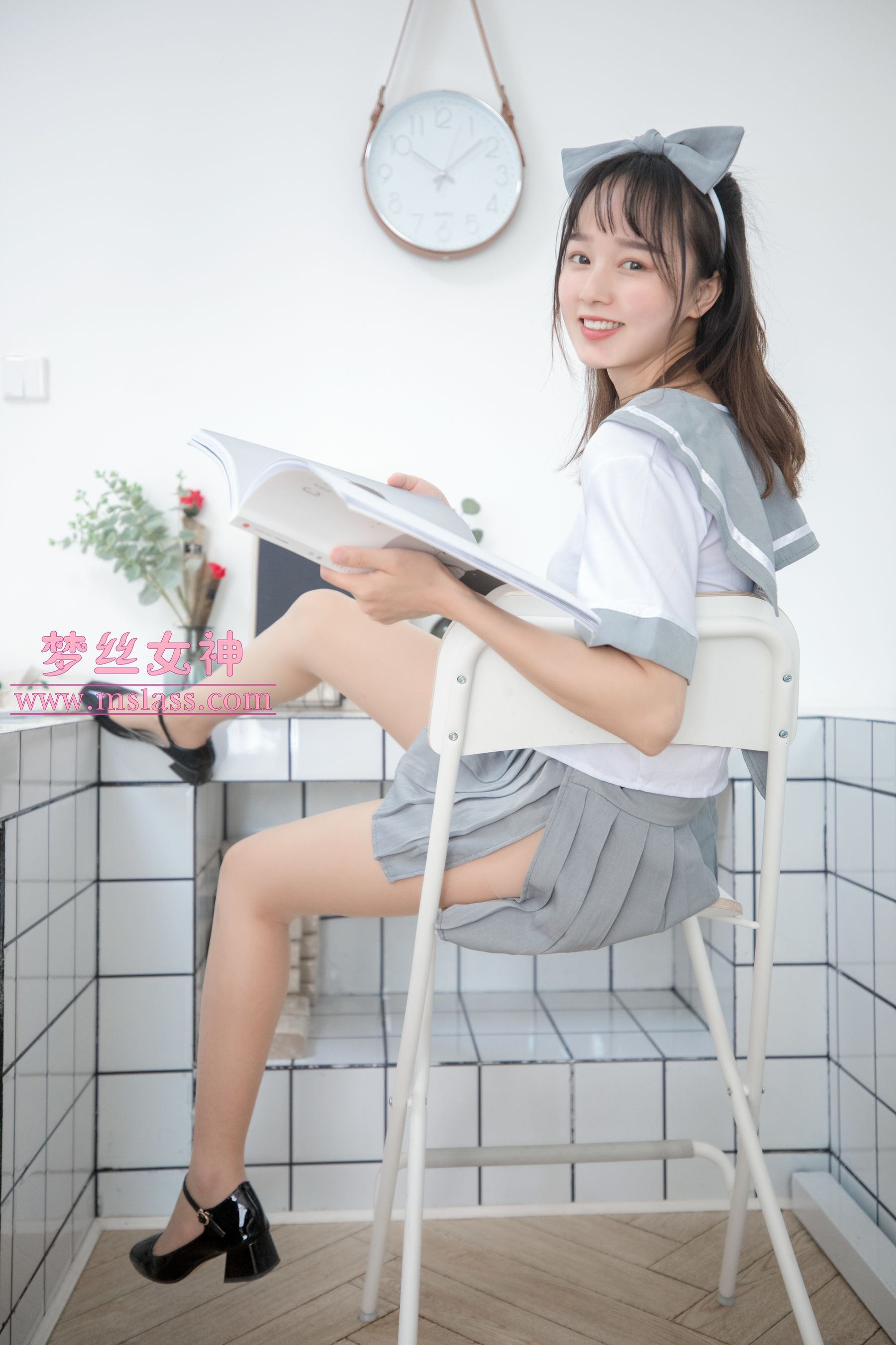 玥玥 白色丝袜空间-图8