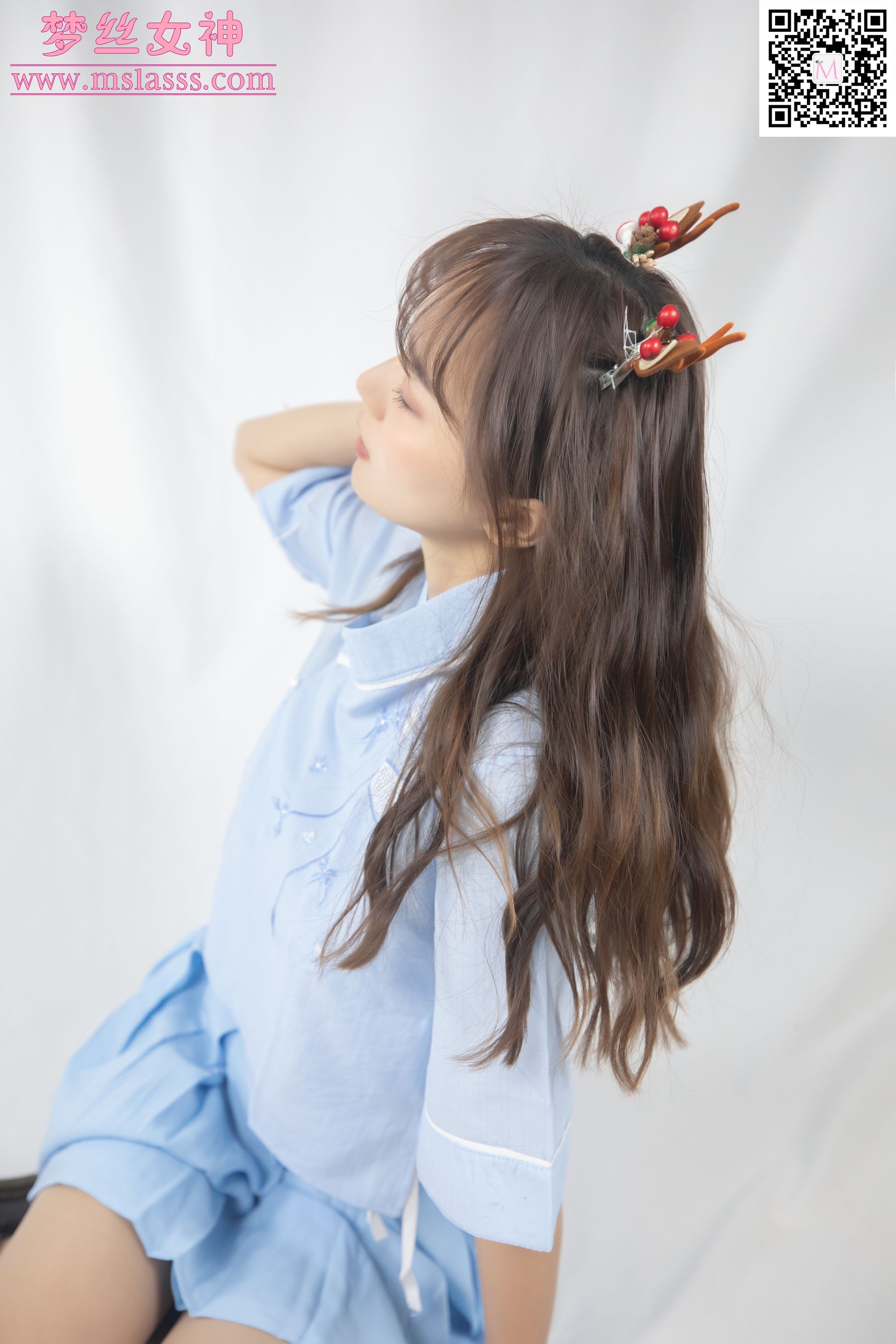 玥玥 蓝色古装仙女颜值-图10