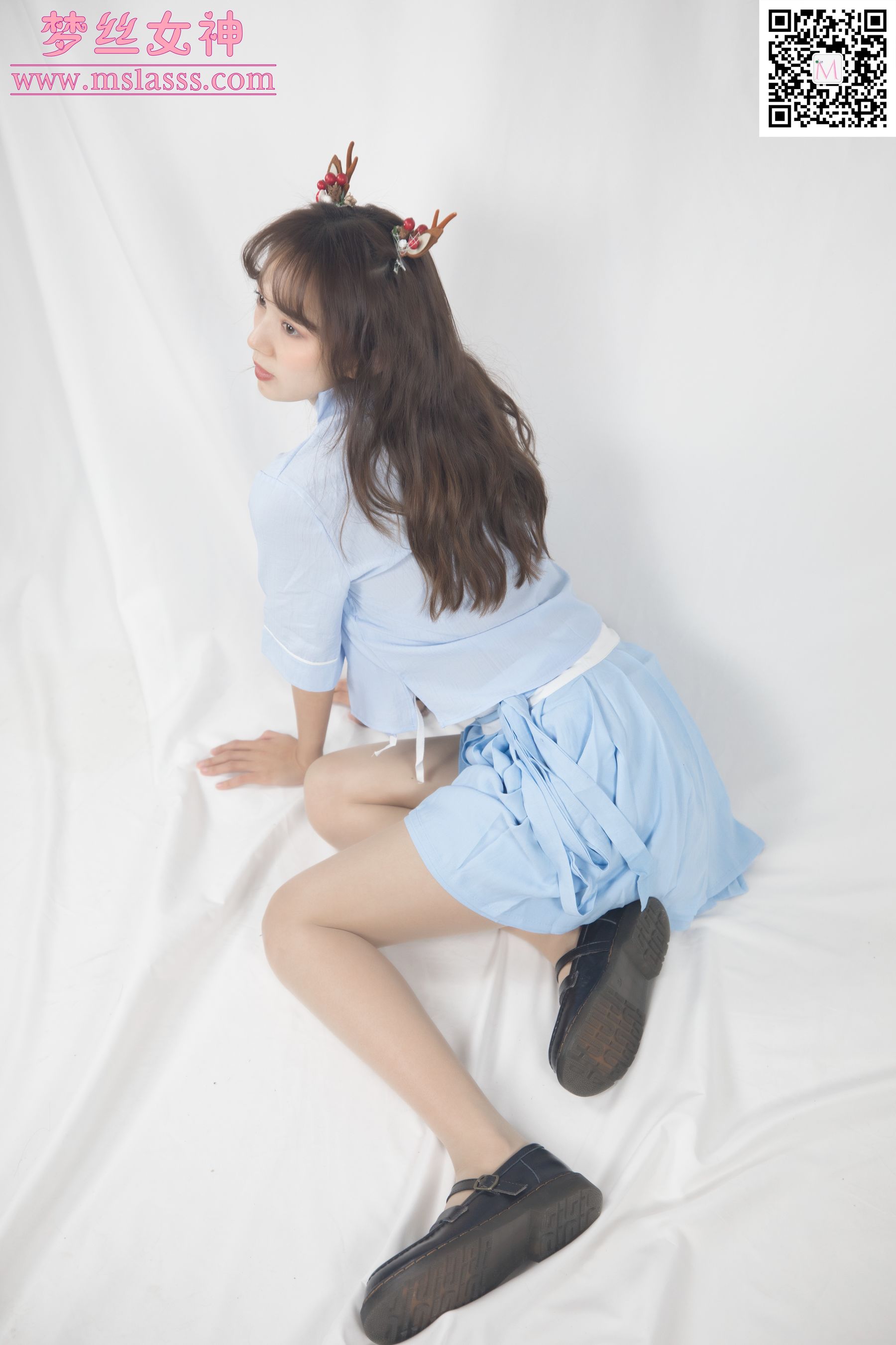 玥玥 蓝色古装仙女颜值-图14