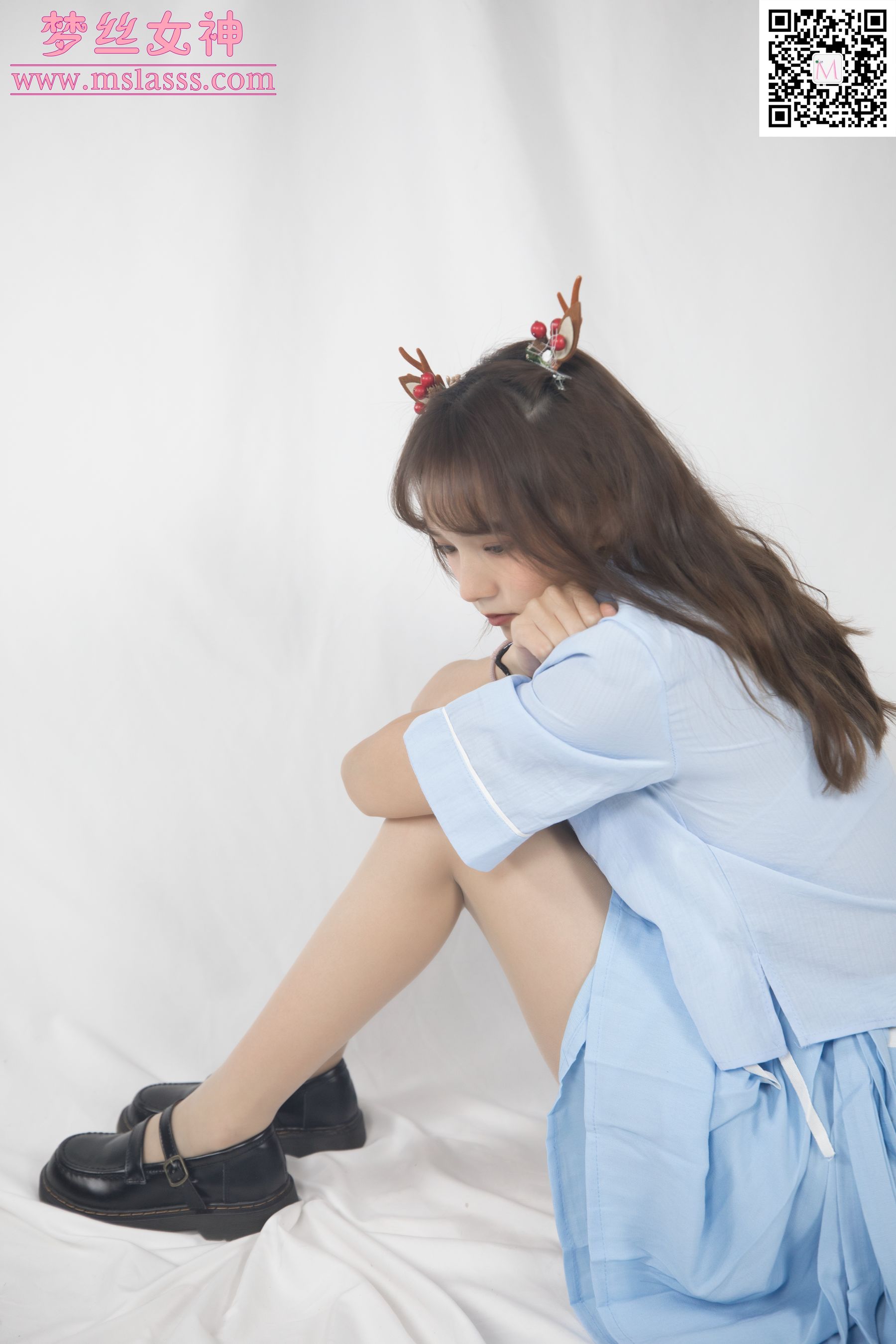 玥玥 蓝色古装仙女颜值-图23