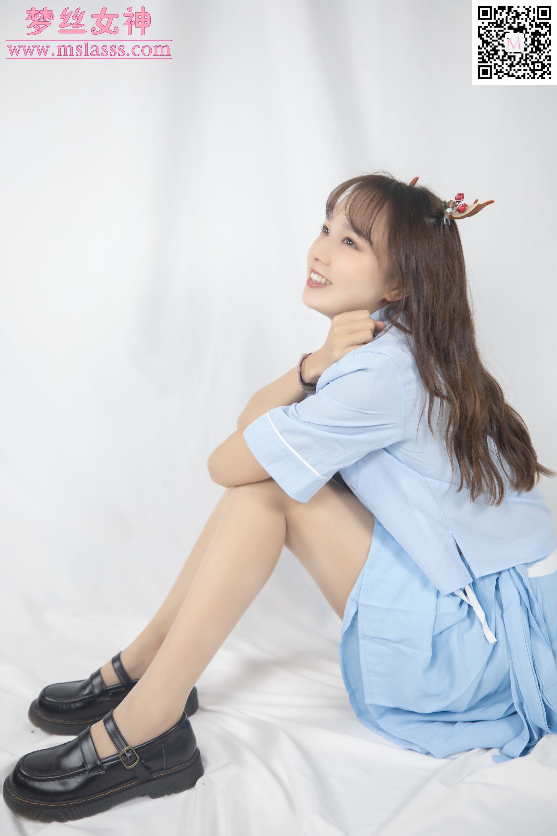 玥玥 蓝色古装仙女颜值-图24