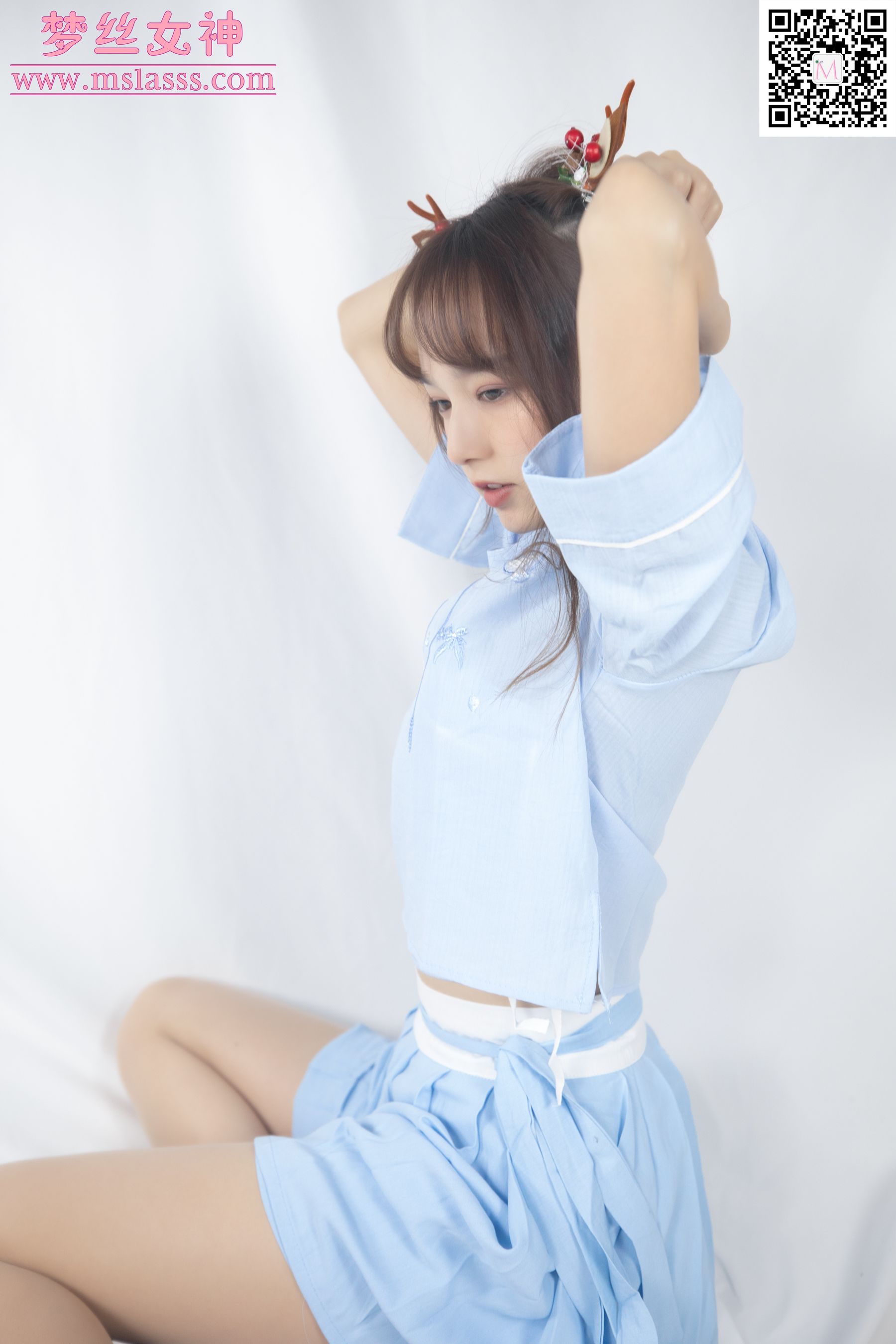 玥玥 蓝色古装仙女颜值-图31