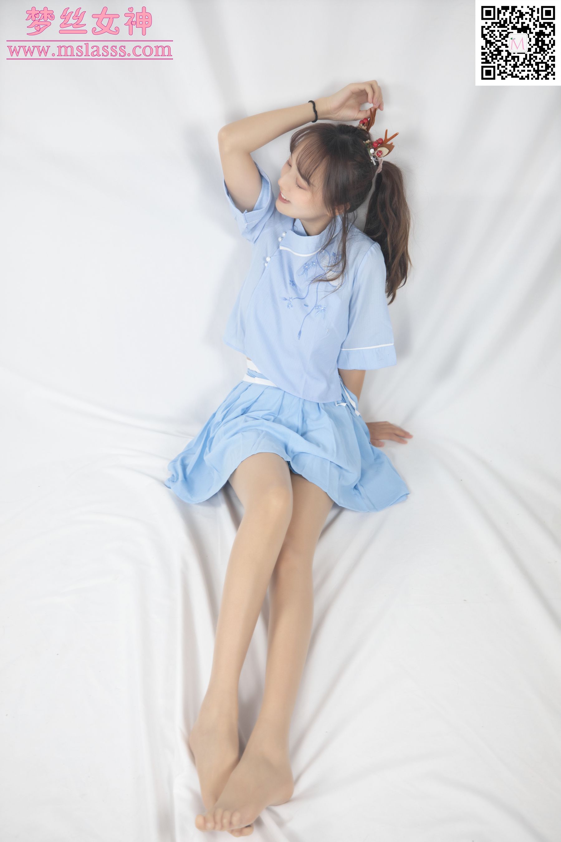 玥玥 蓝色古装仙女颜值-图37