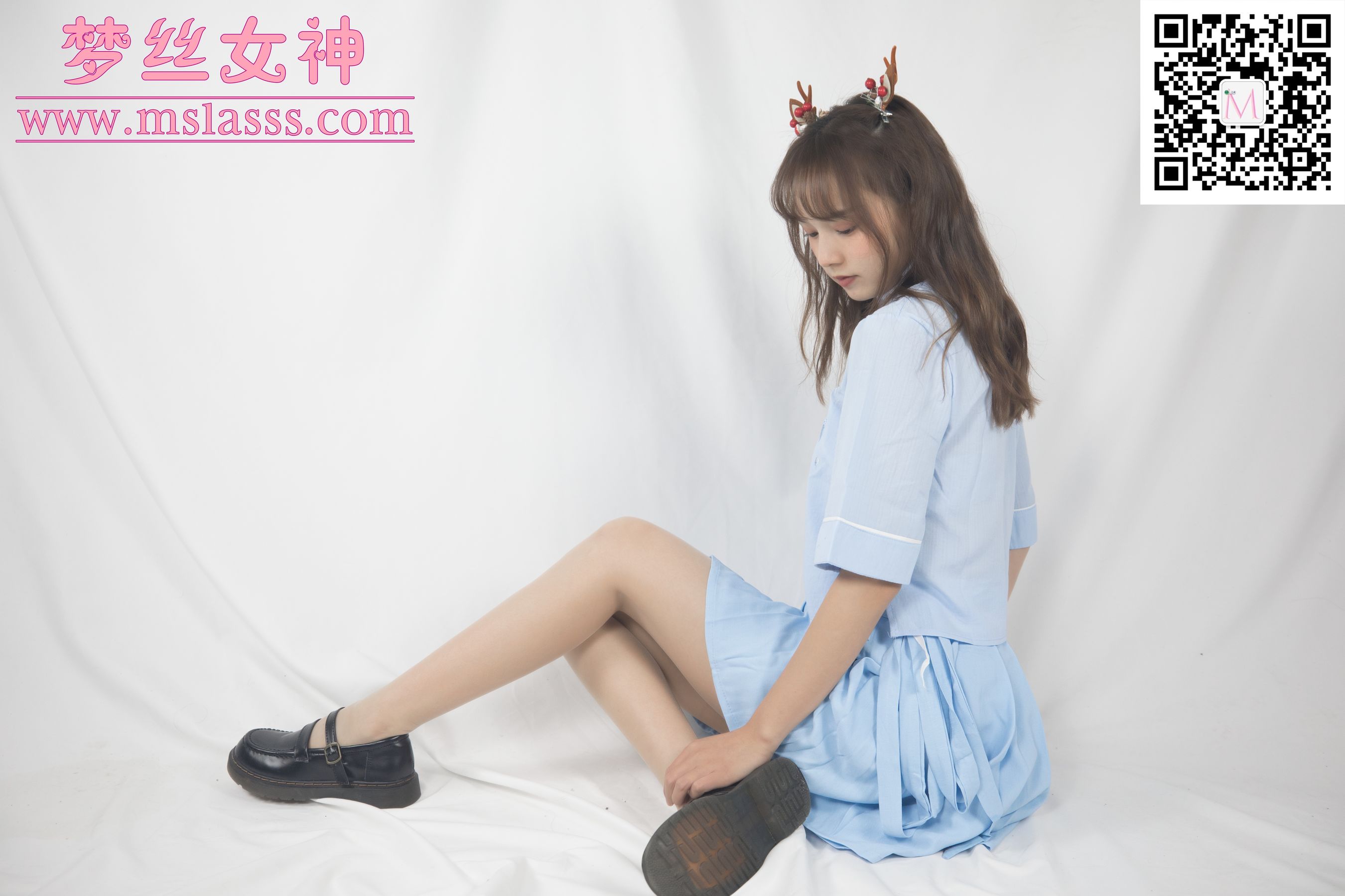 玥玥 蓝色古装仙女颜值-图3