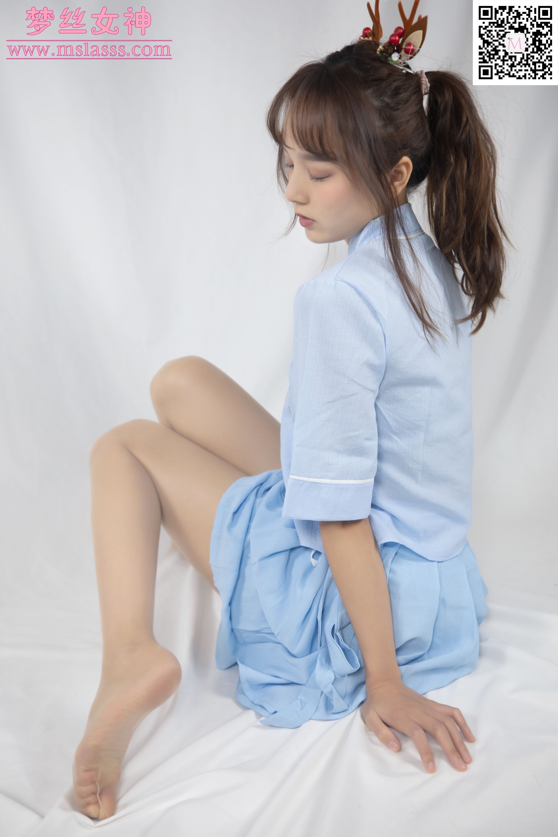 玥玥 蓝色古装仙女颜值-图68