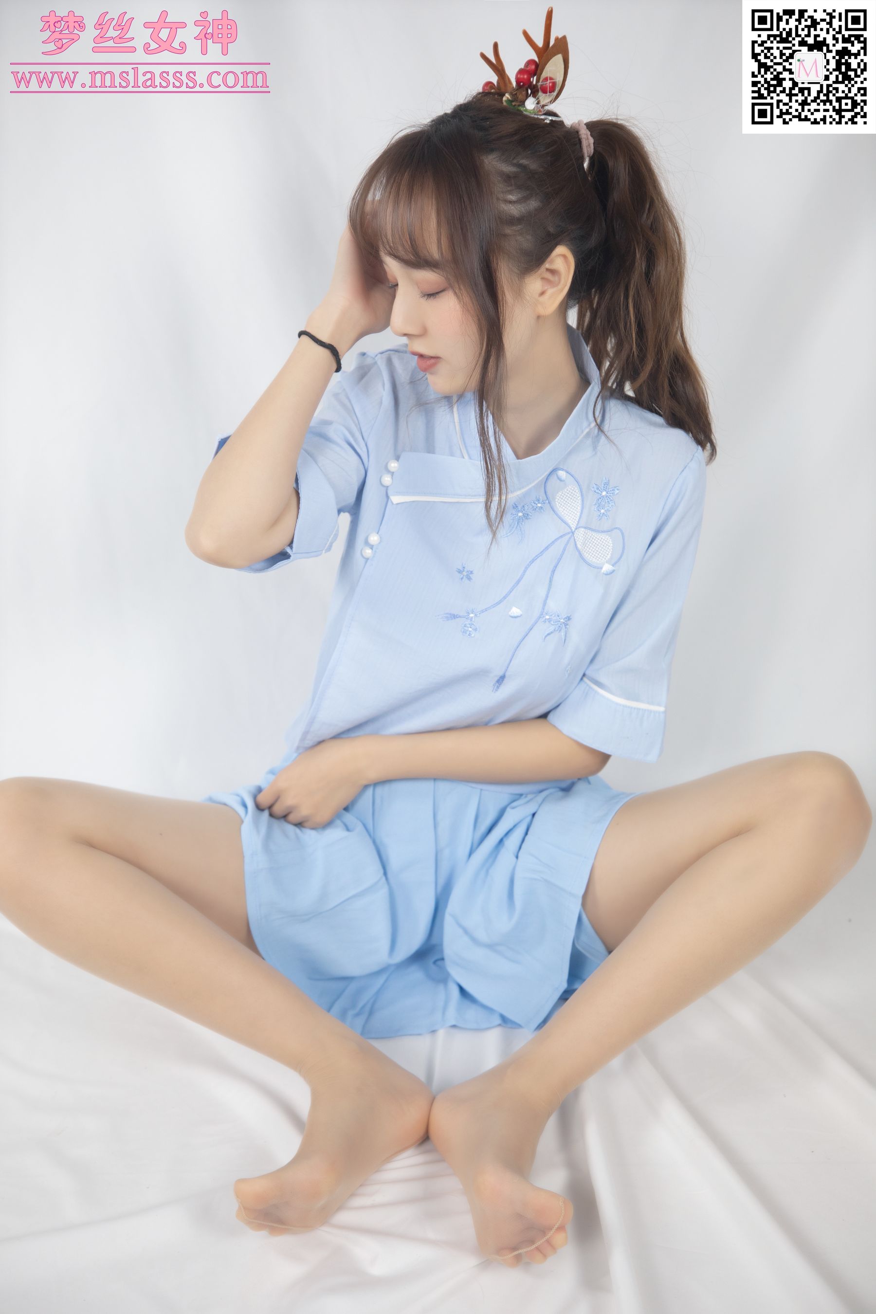 玥玥 蓝色古装仙女颜值-图72