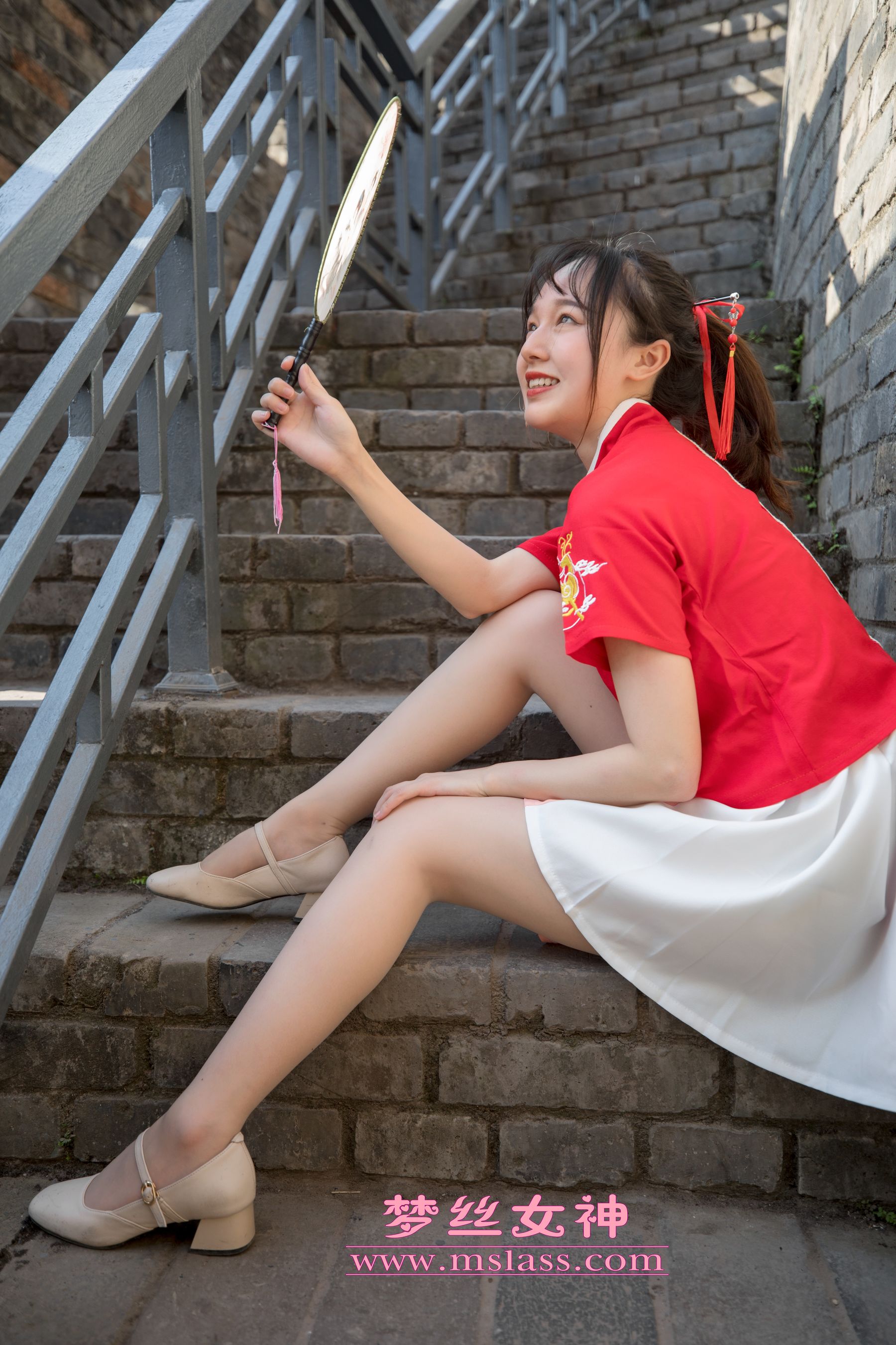 玥玥 长城古风少女-图11