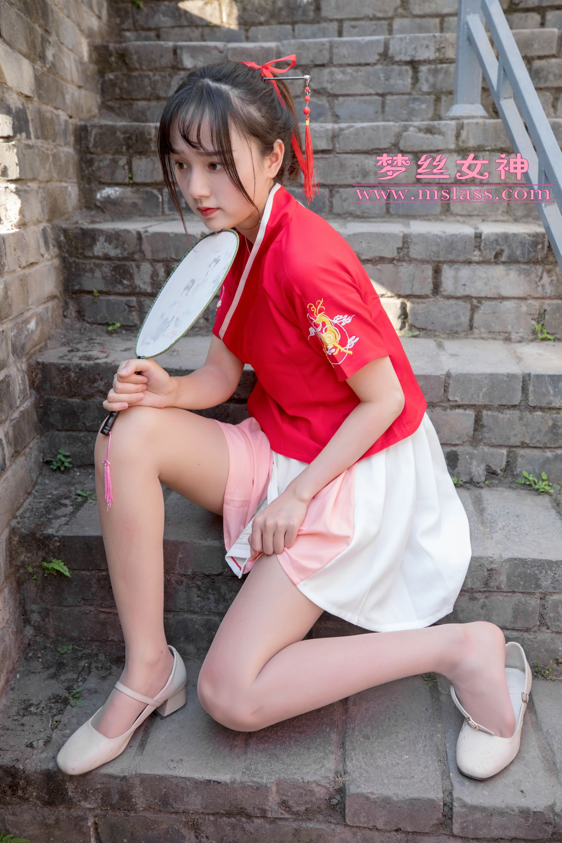 玥玥 长城古风少女-图21