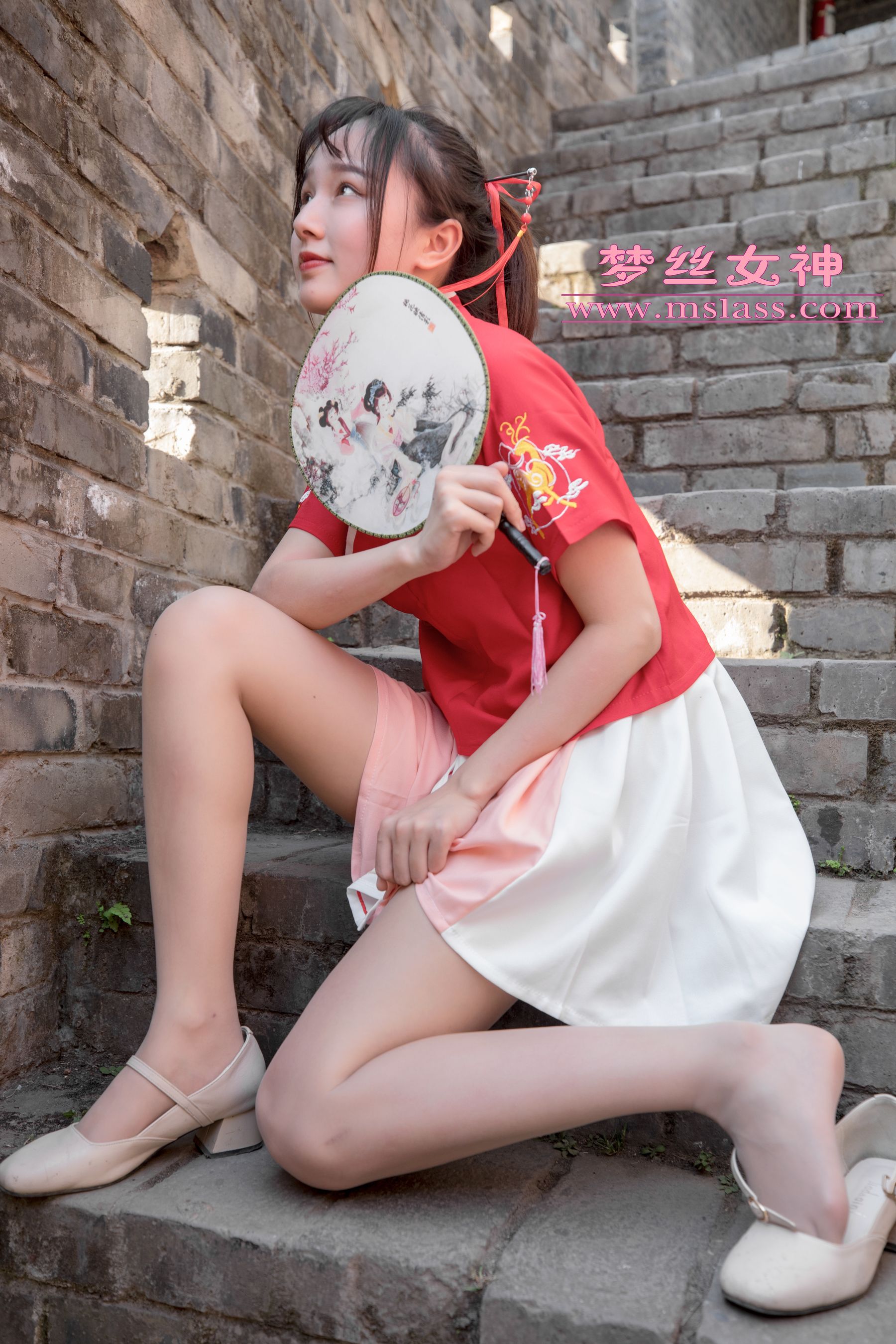 玥玥 长城古风少女-图22