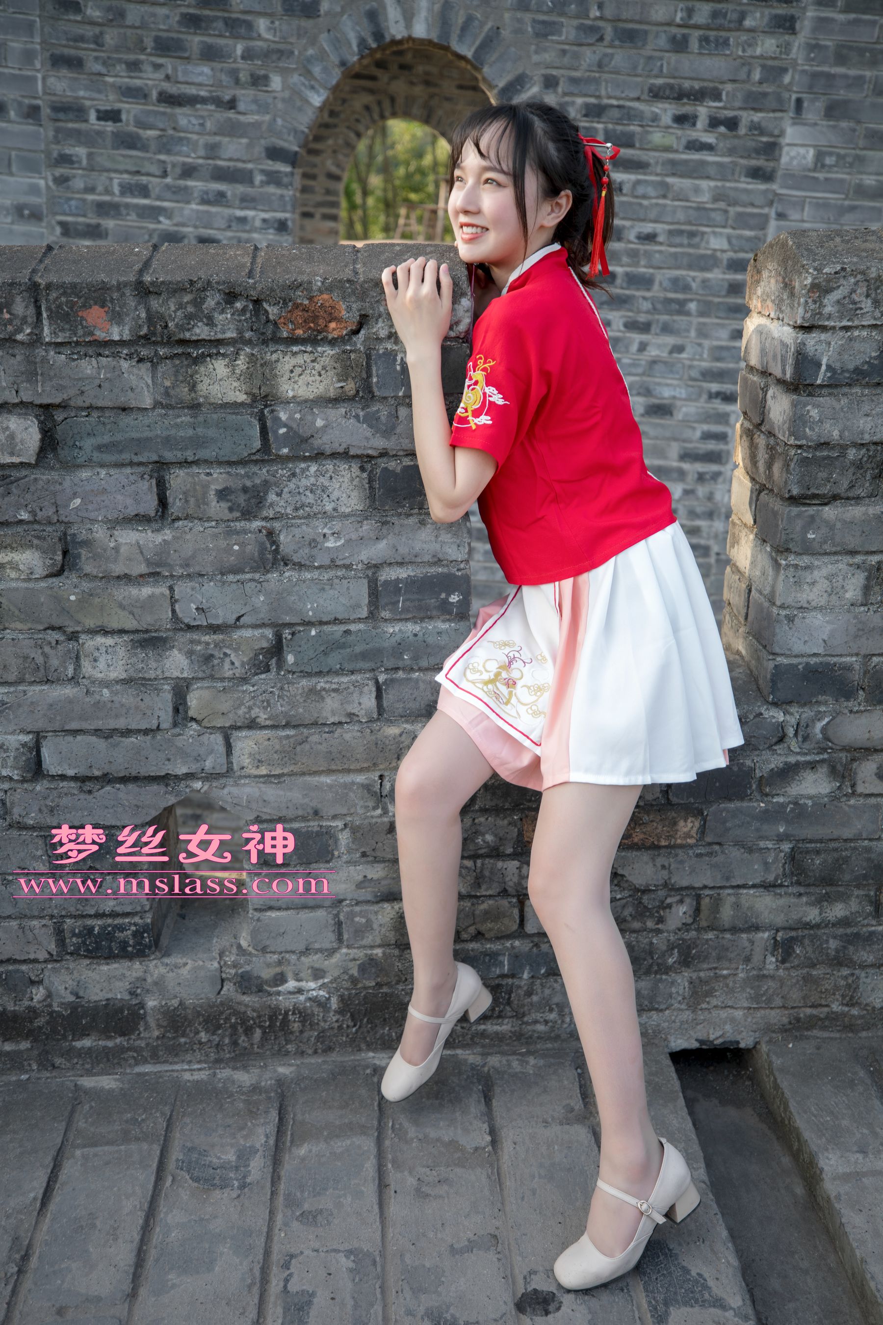 玥玥 长城古风少女-图25