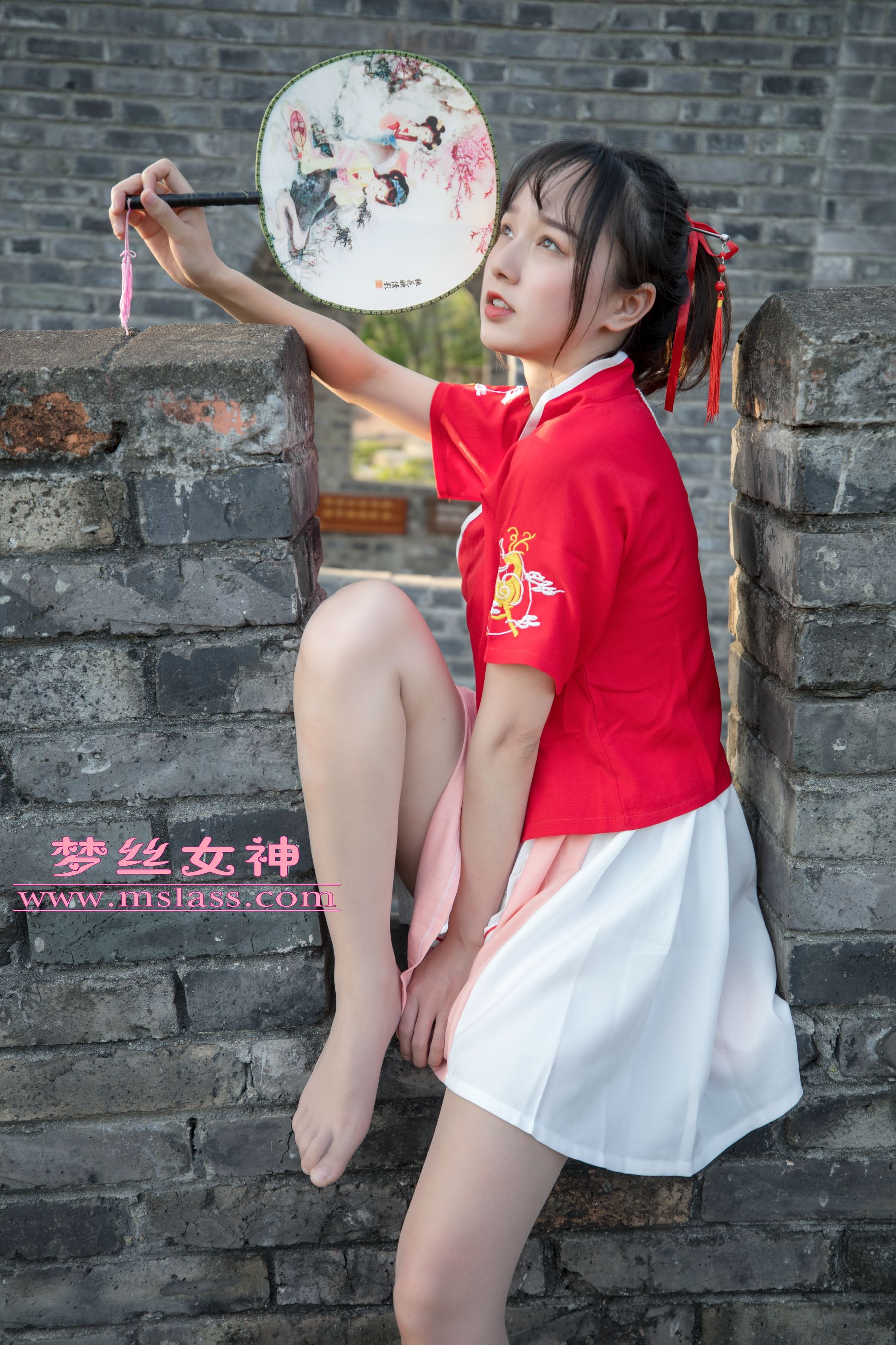 玥玥 长城古风少女-图27