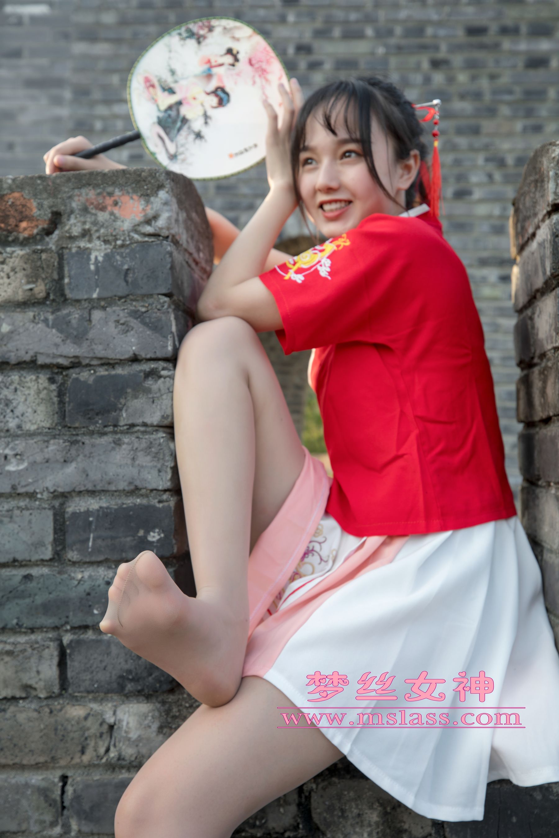玥玥 长城古风少女-图31