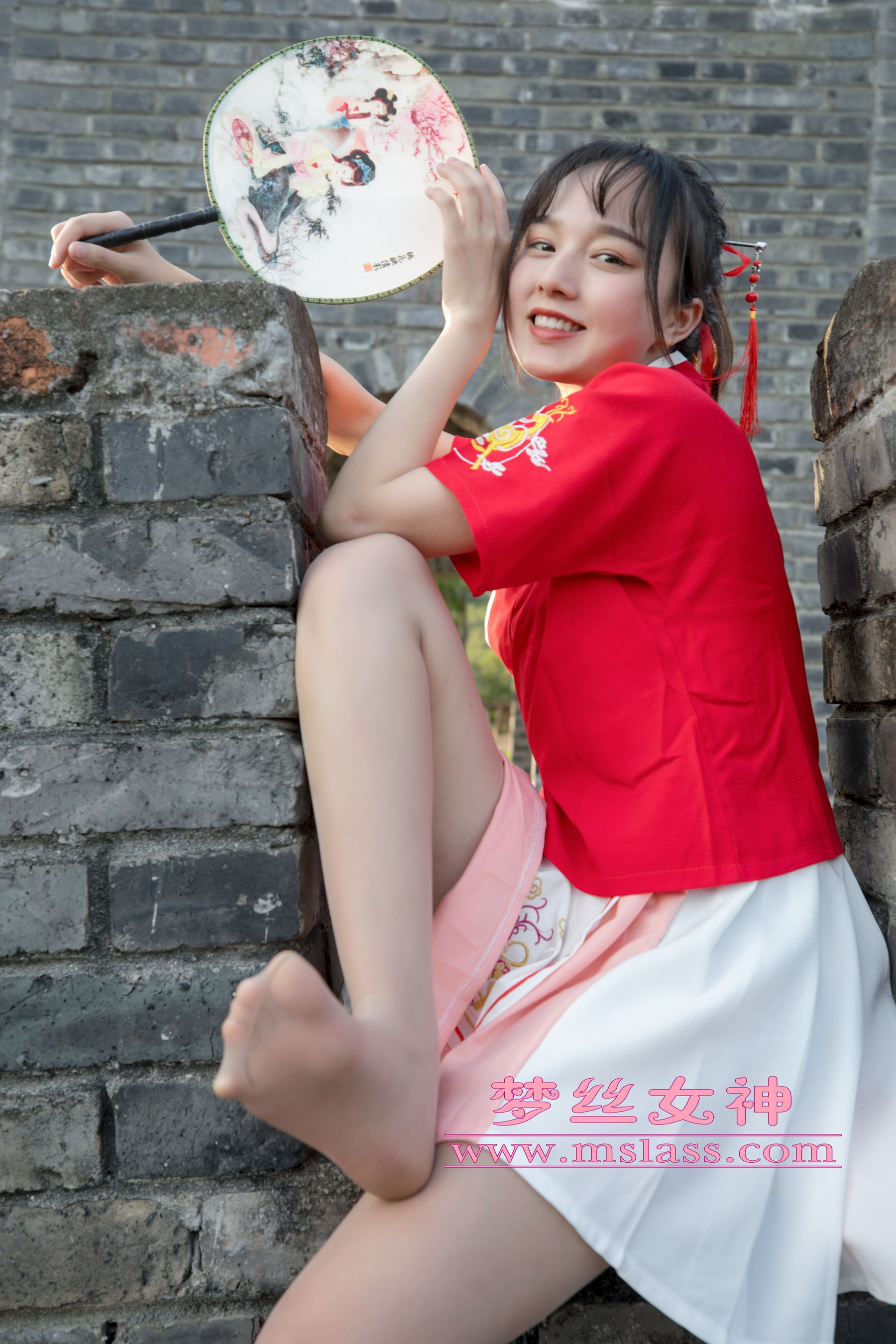 玥玥 长城古风少女-图32