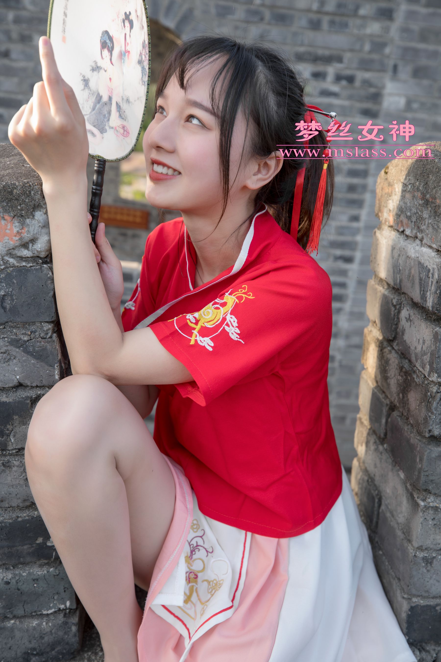 玥玥 长城古风少女-图37