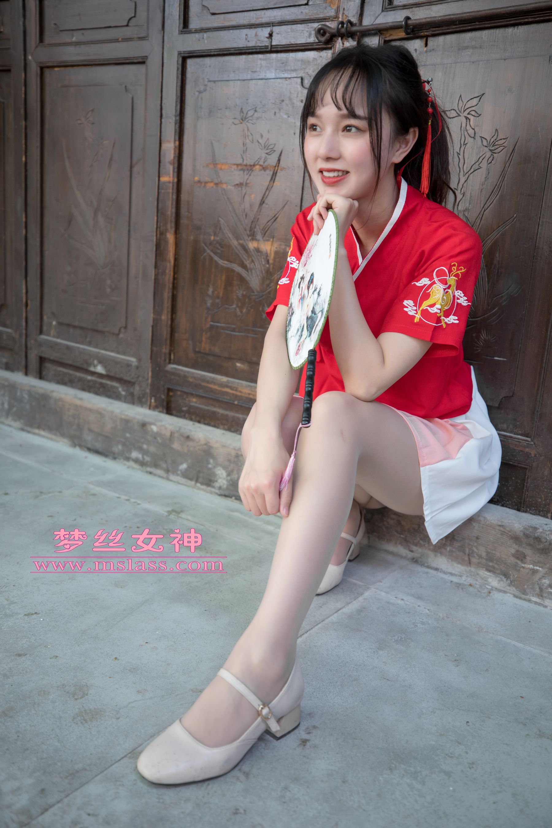 玥玥 长城古风少女-图4