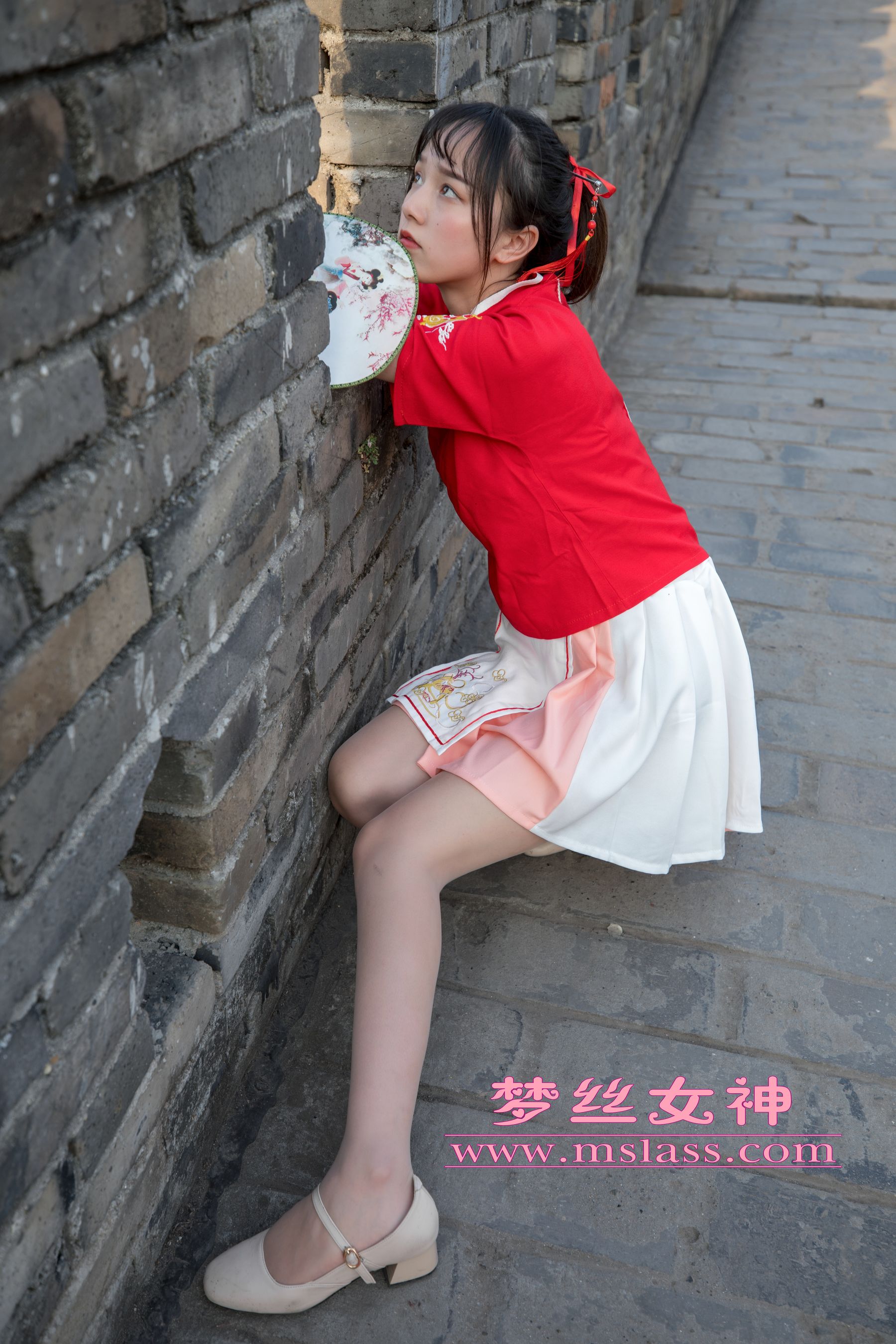 玥玥 长城古风少女-图52