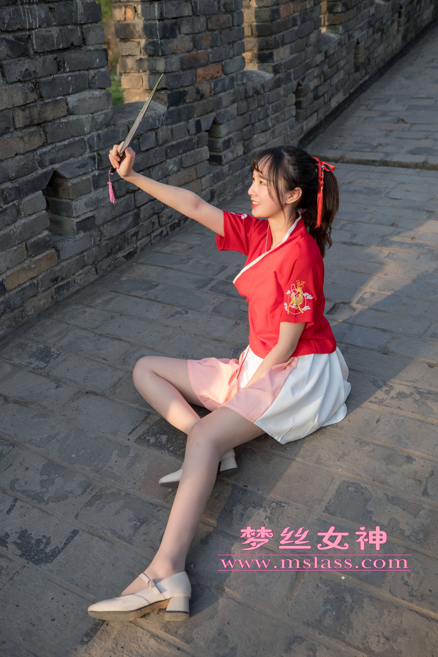 玥玥 长城古风少女-图53