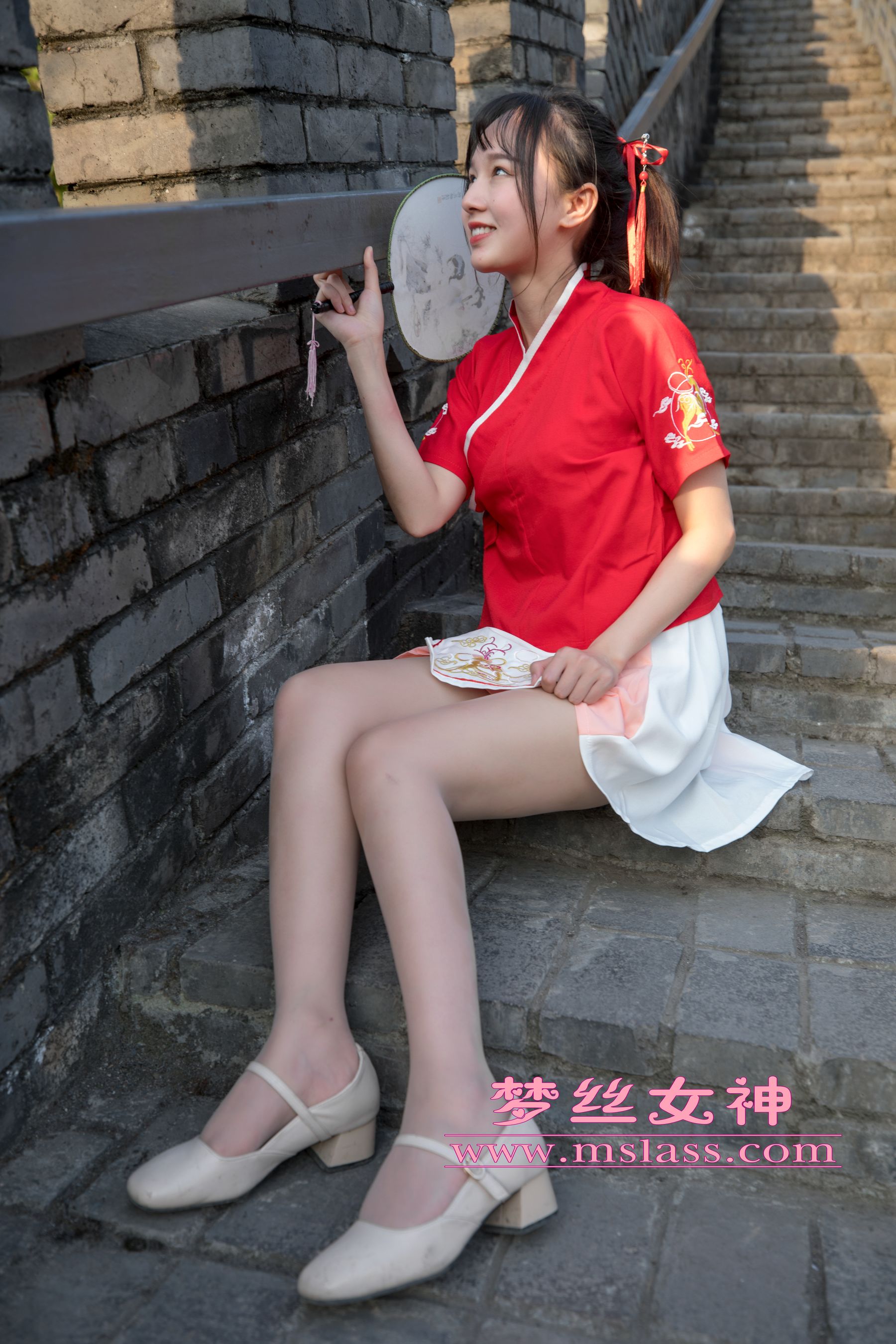 玥玥 长城古风少女-图54