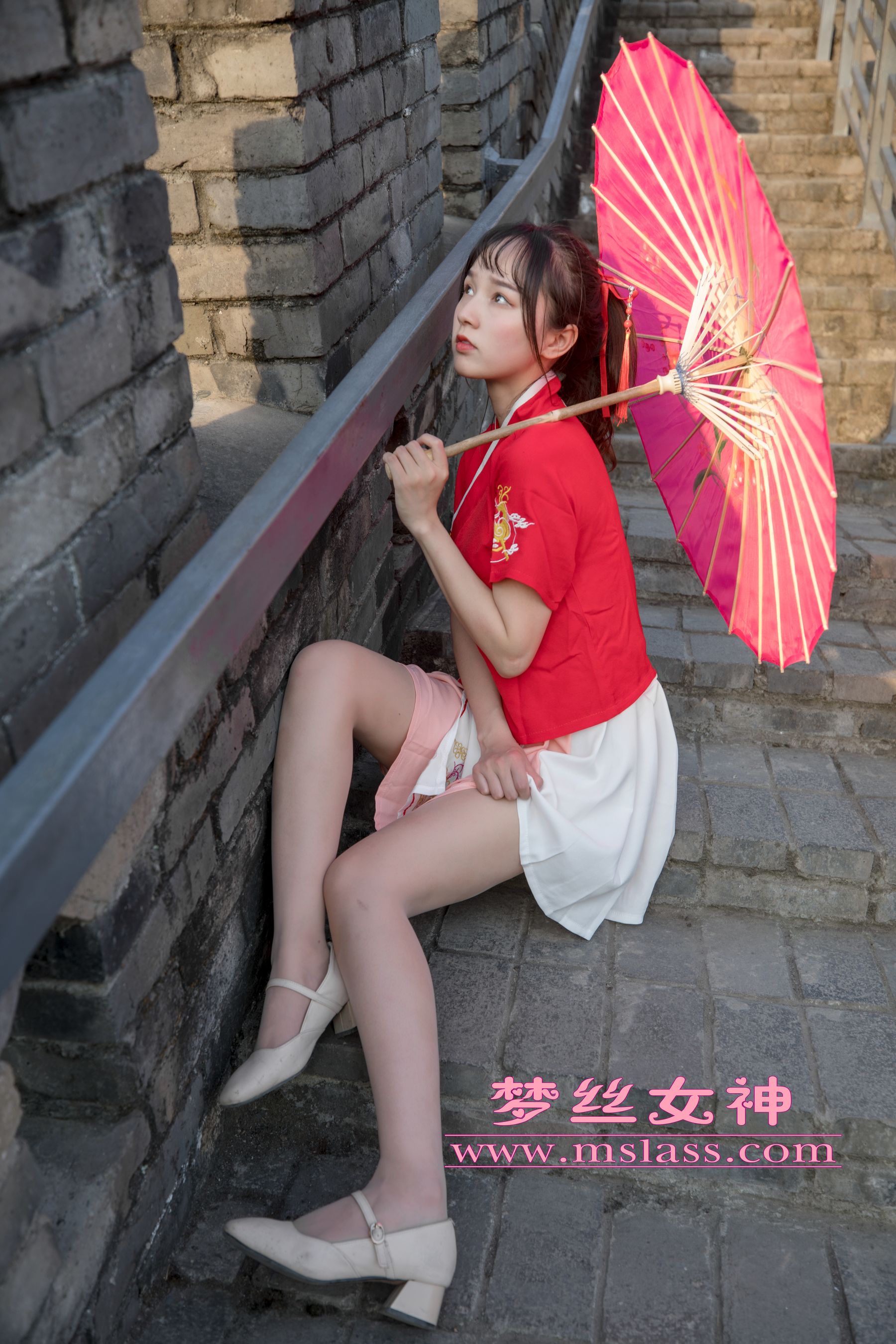 玥玥 长城古风少女-图55