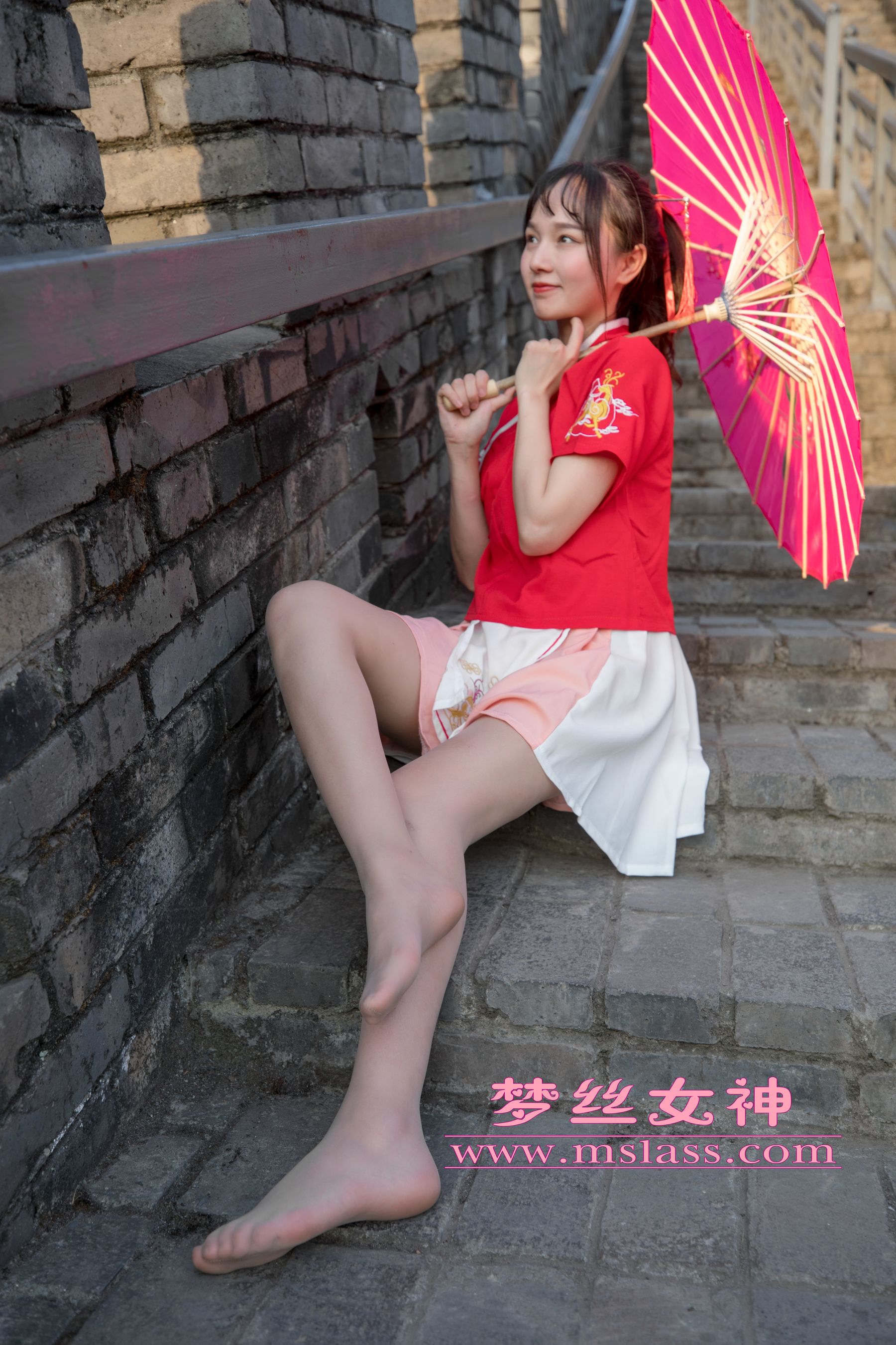 玥玥 长城古风少女-图56