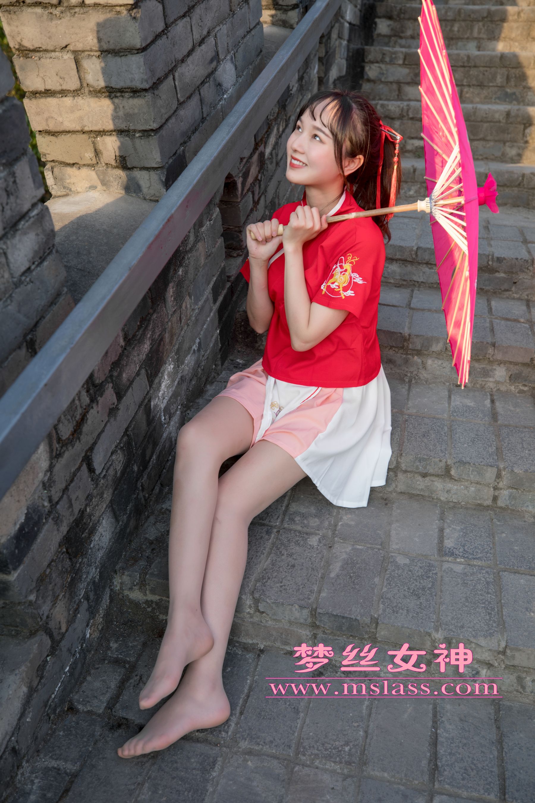 玥玥 长城古风少女-图57