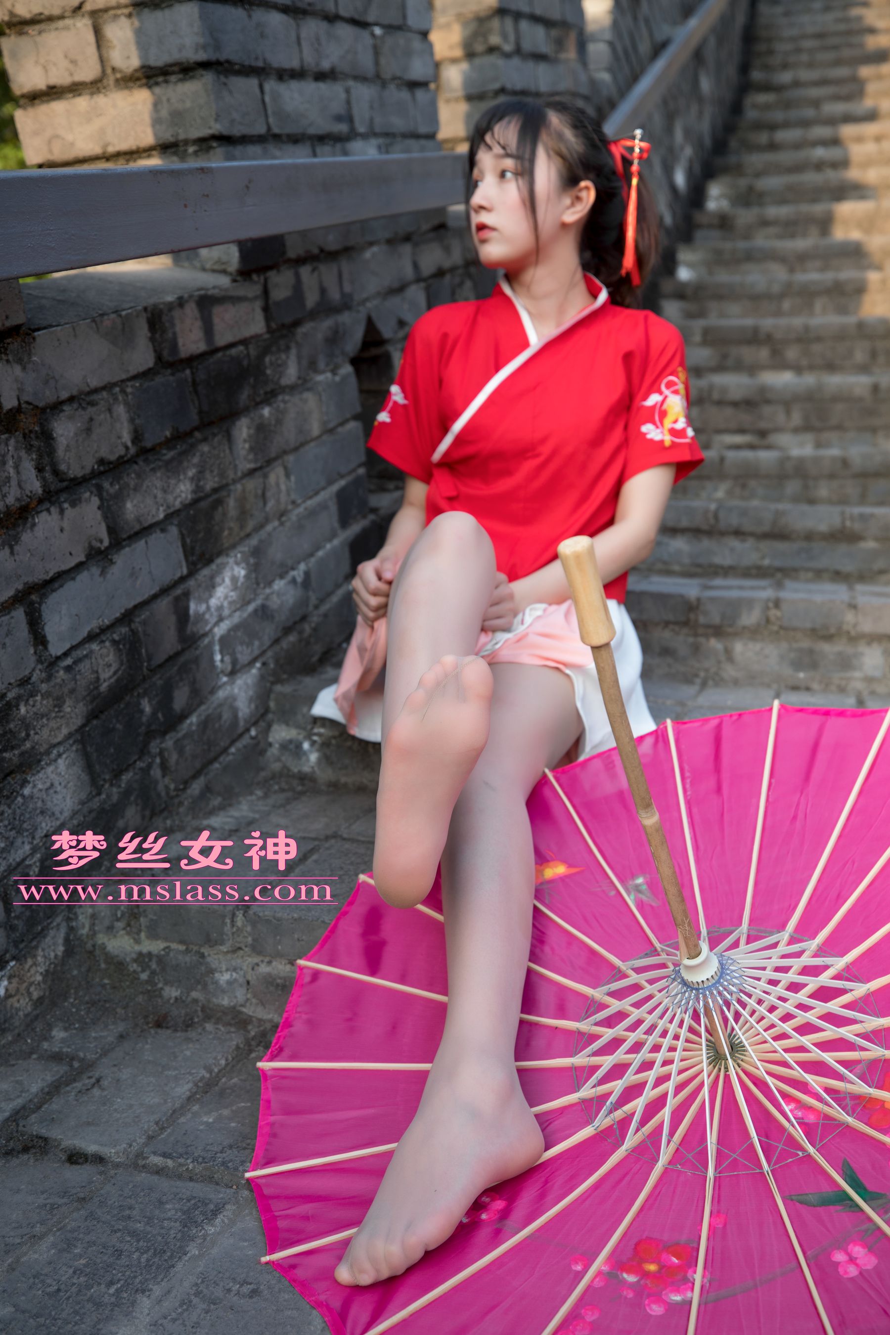 玥玥 长城古风少女-图60