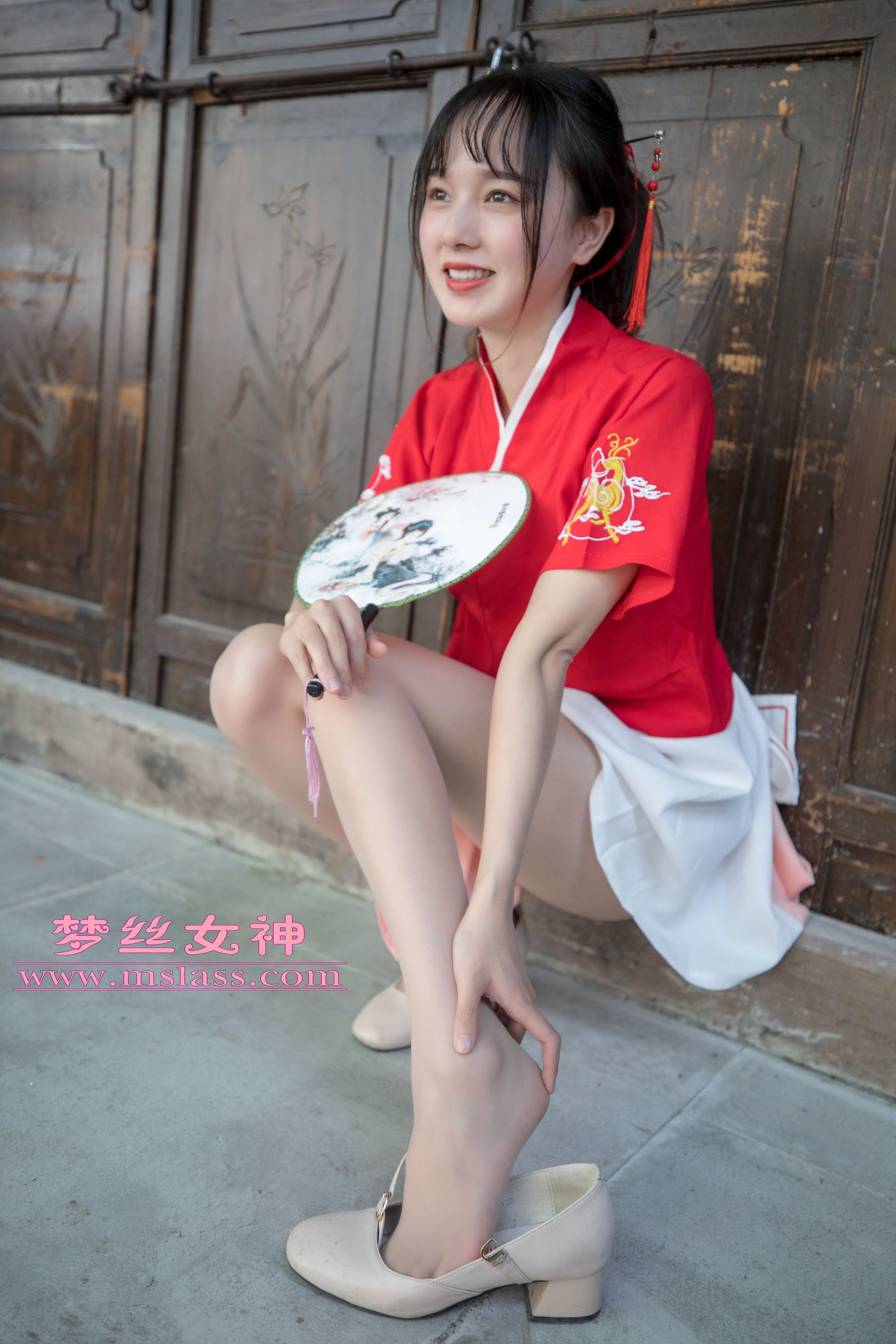 玥玥 长城古风少女-图6