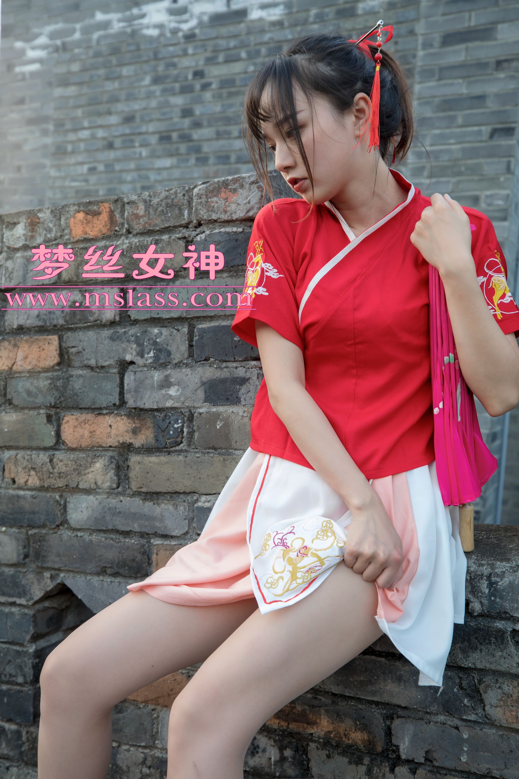 玥玥 长城古风少女-图75