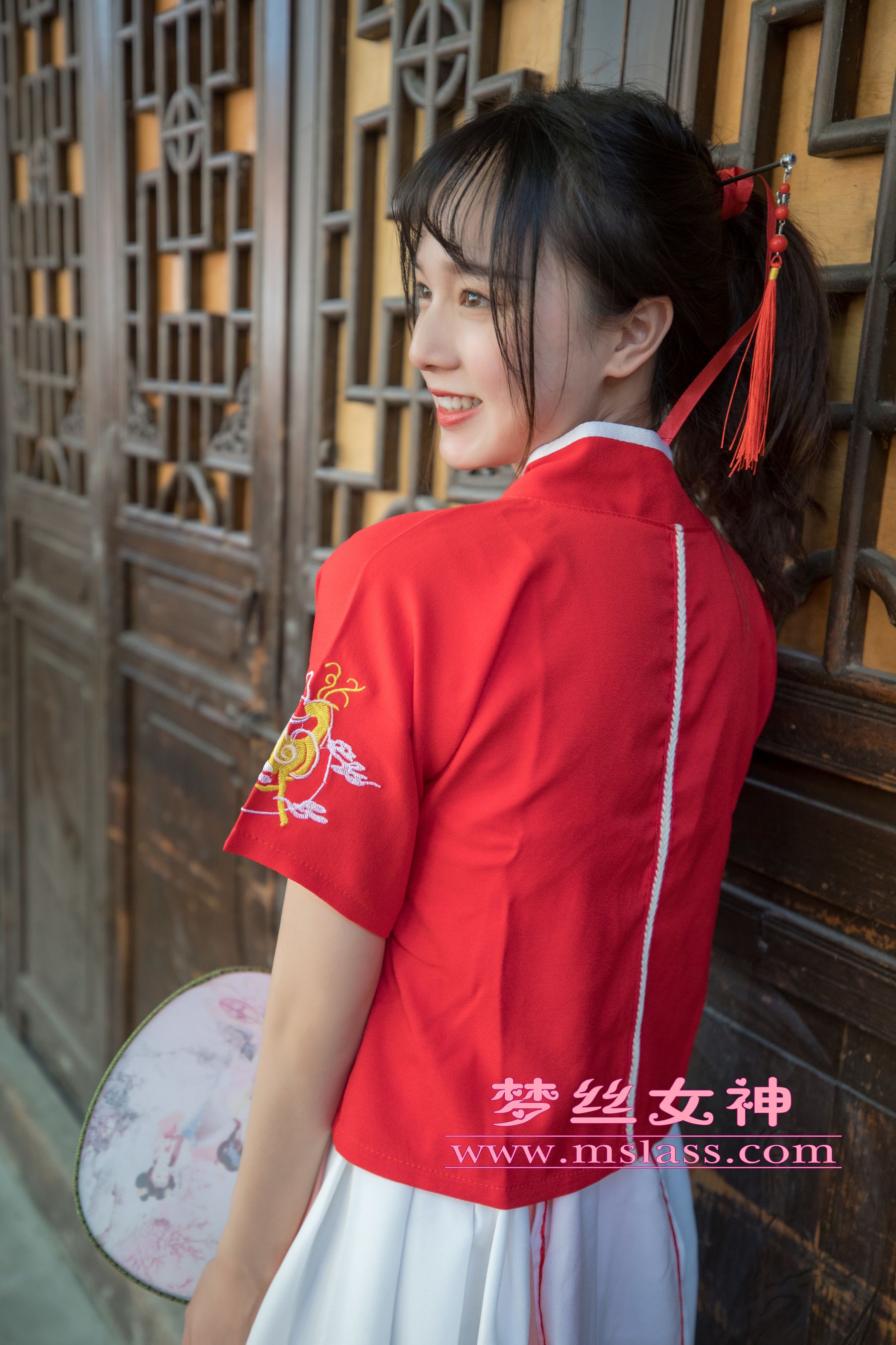 玥玥 长城古风少女-图79