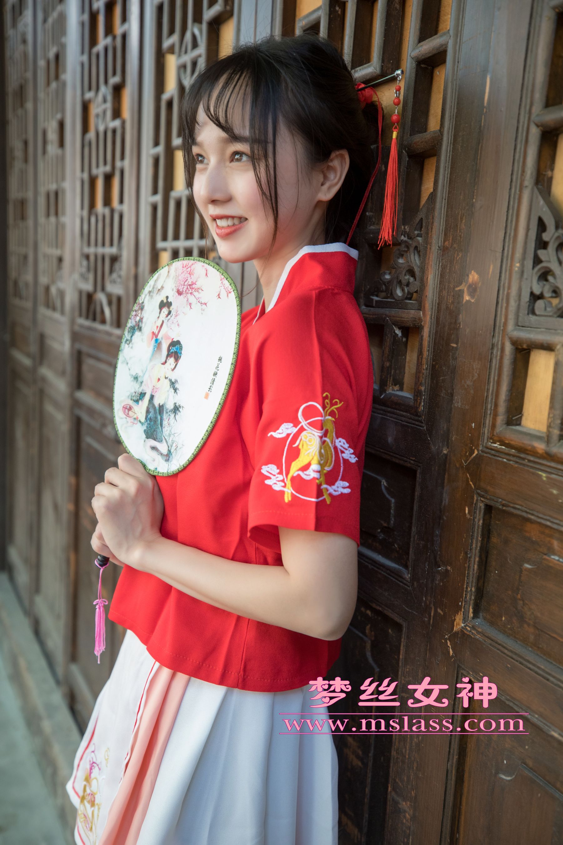 玥玥 长城古风少女-图80