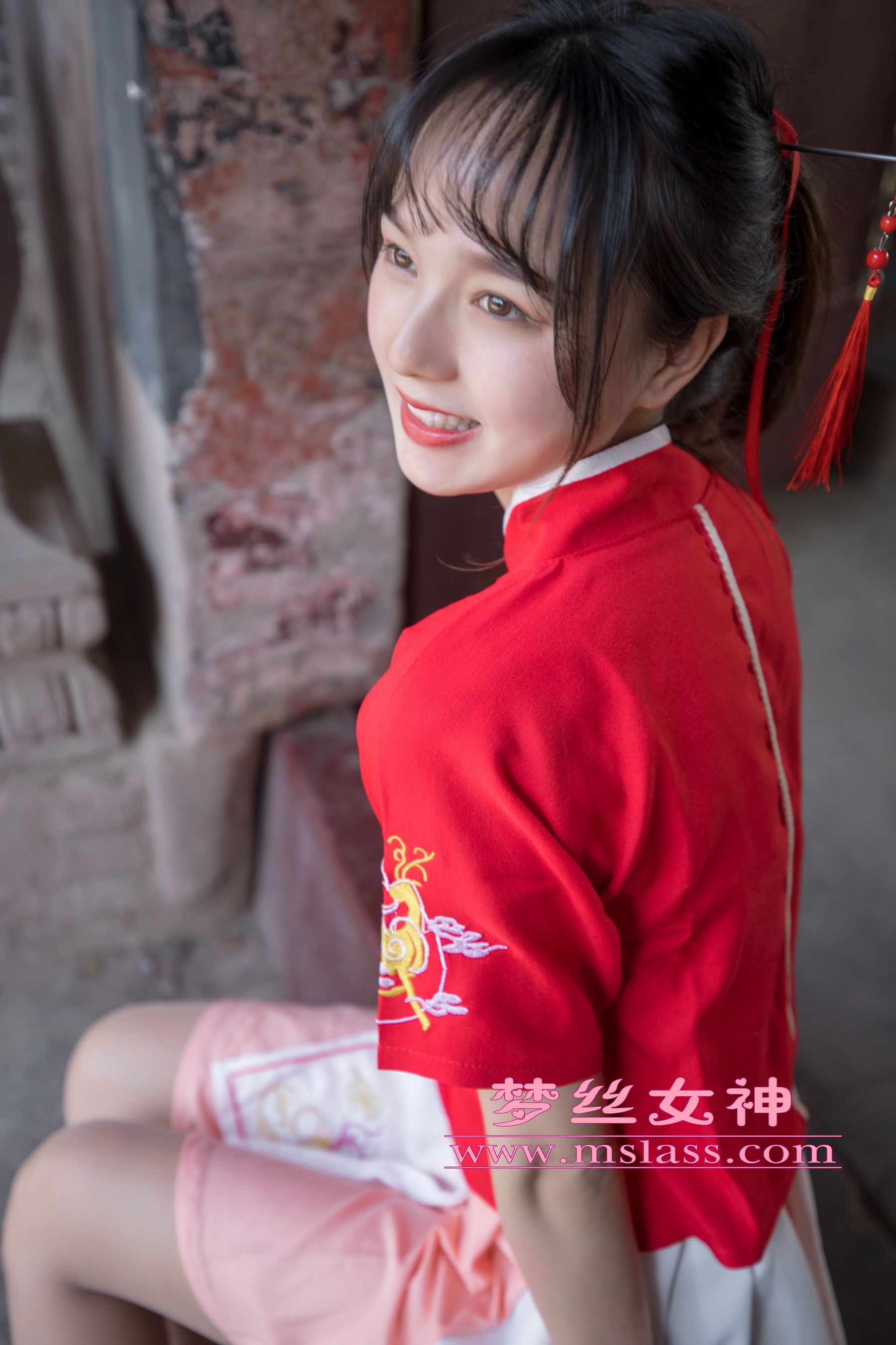玥玥 长城古风少女-图81