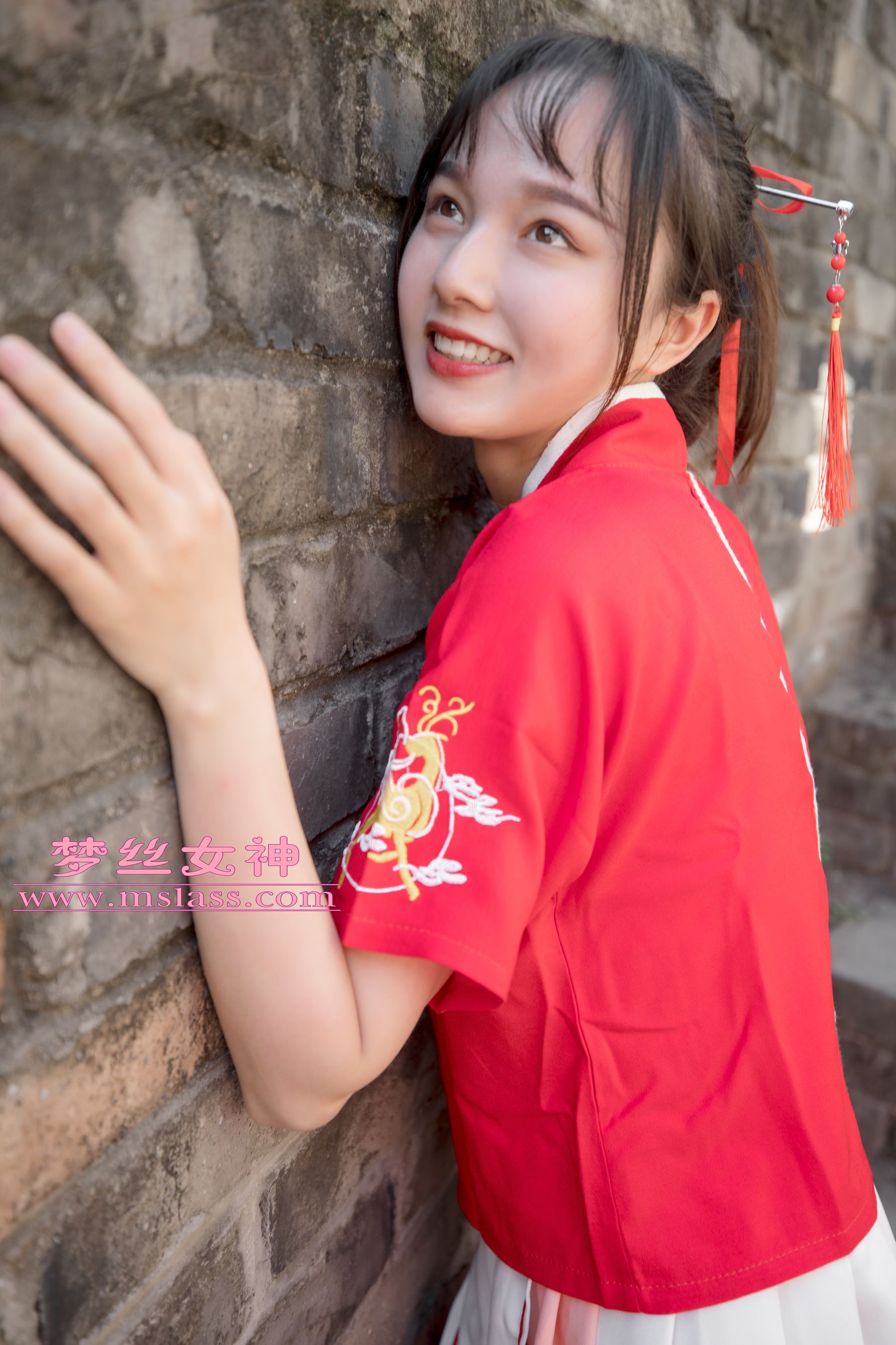 玥玥 长城古风少女-图86