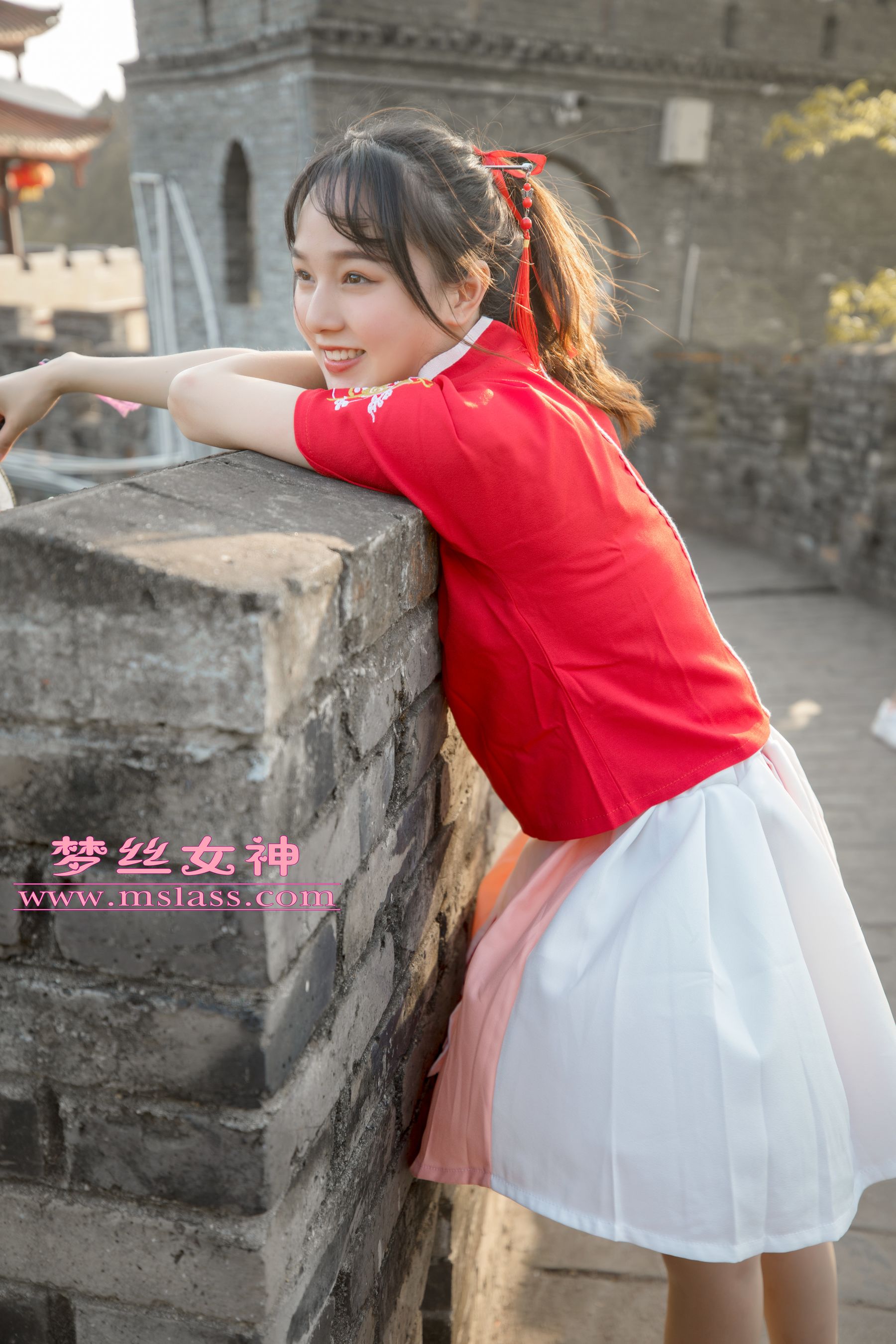 玥玥 长城古风少女-图88