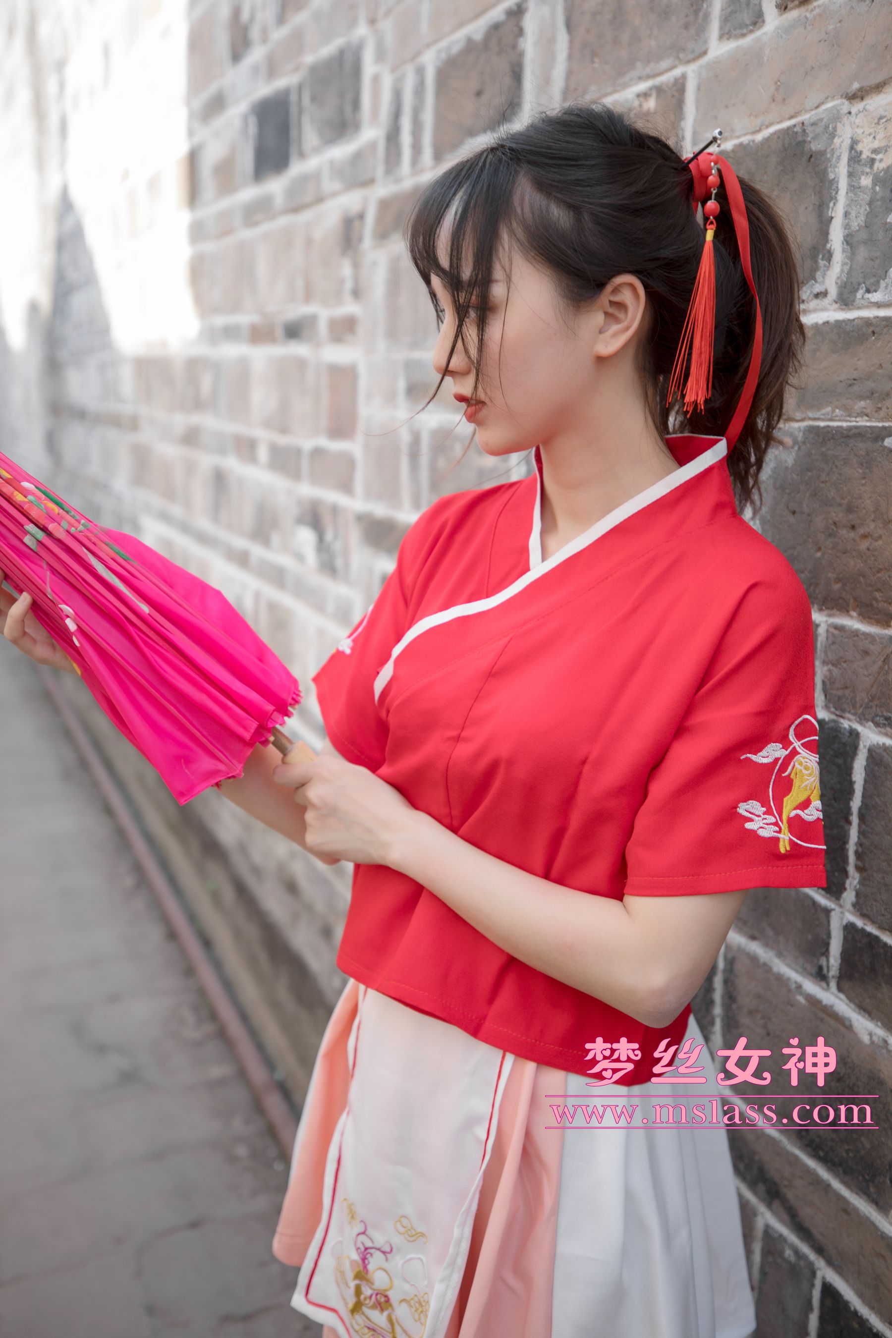 玥玥 长城古风少女-图8
