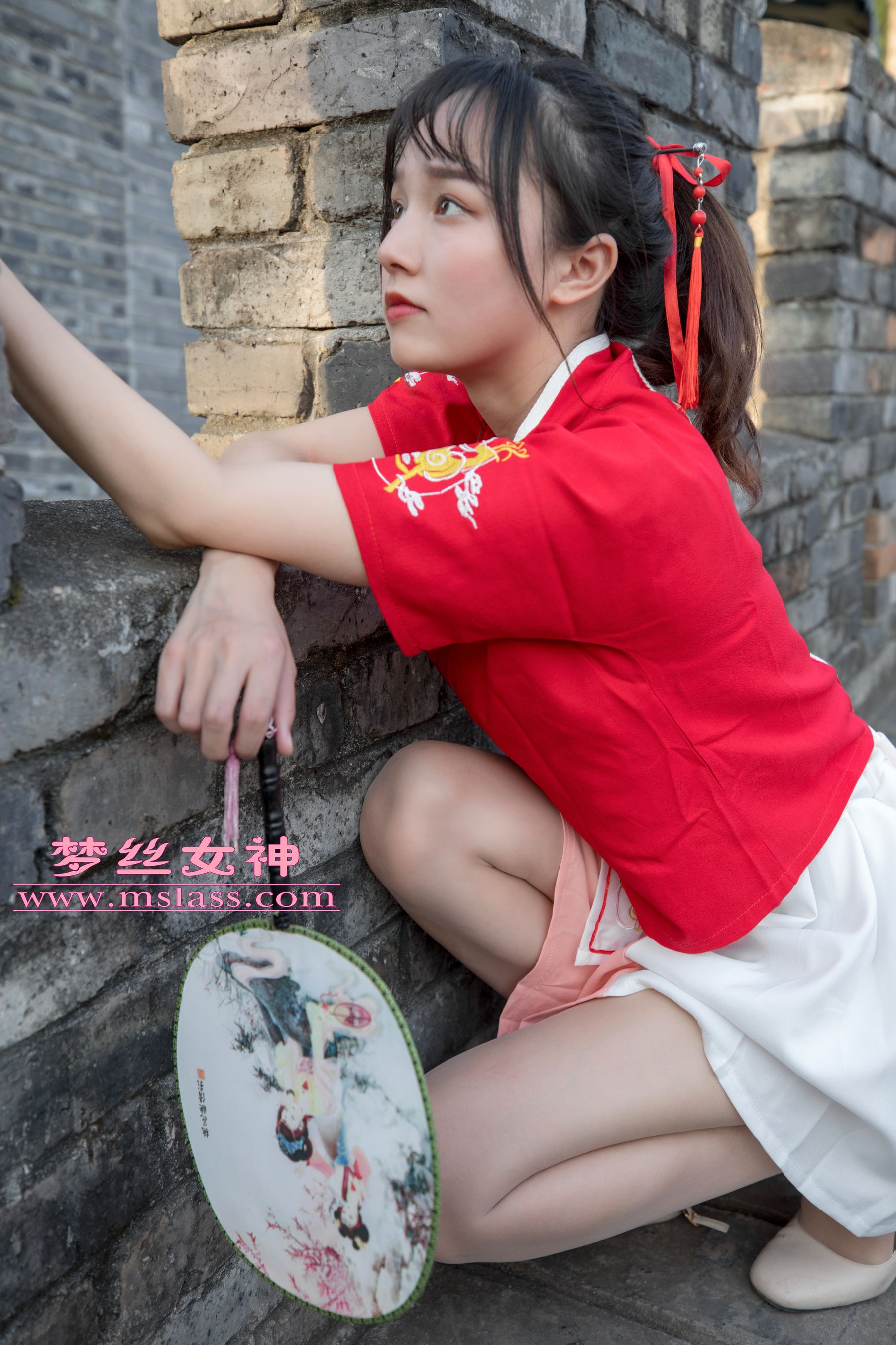 玥玥 长城古风少女-图91