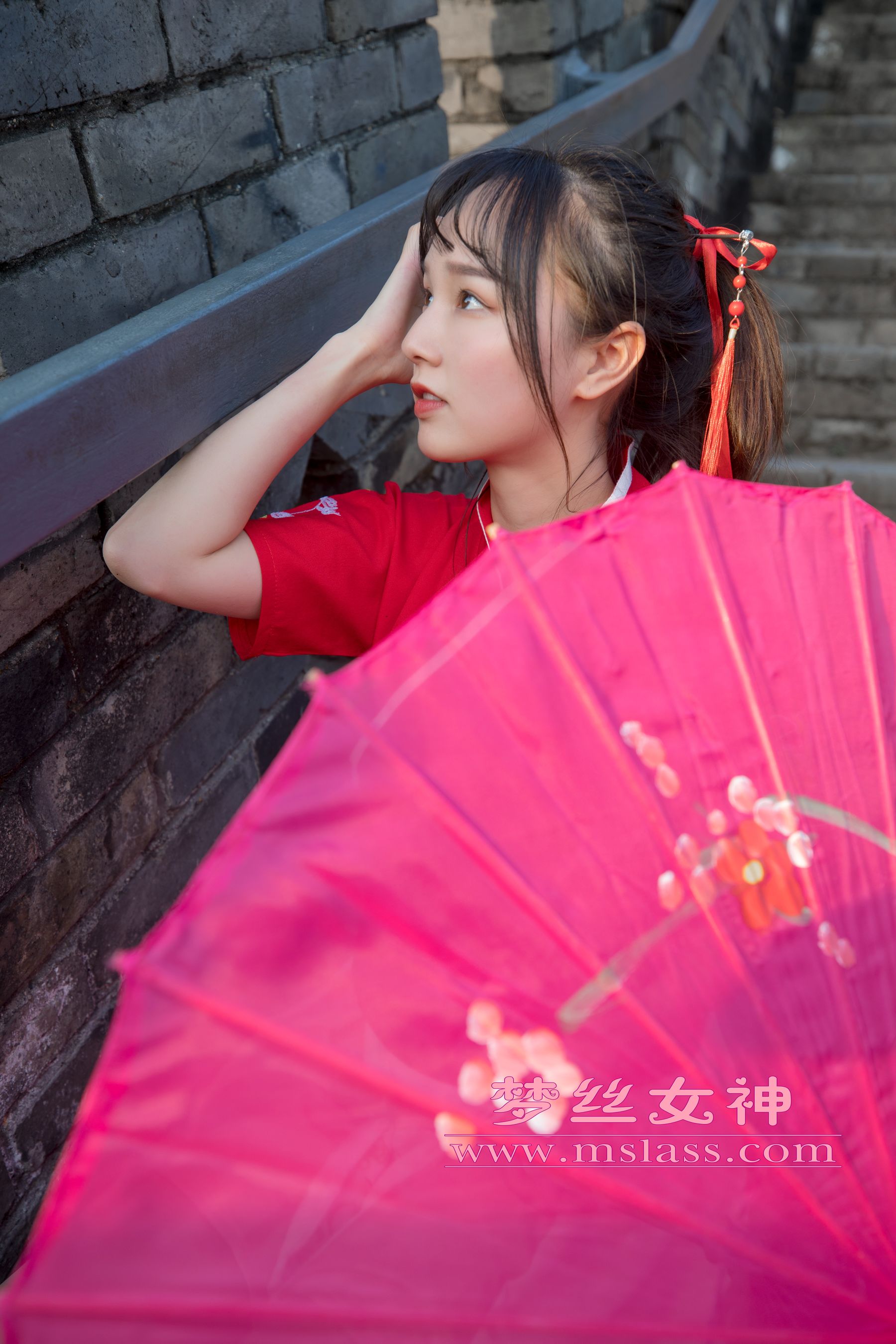 玥玥 长城古风少女-图94