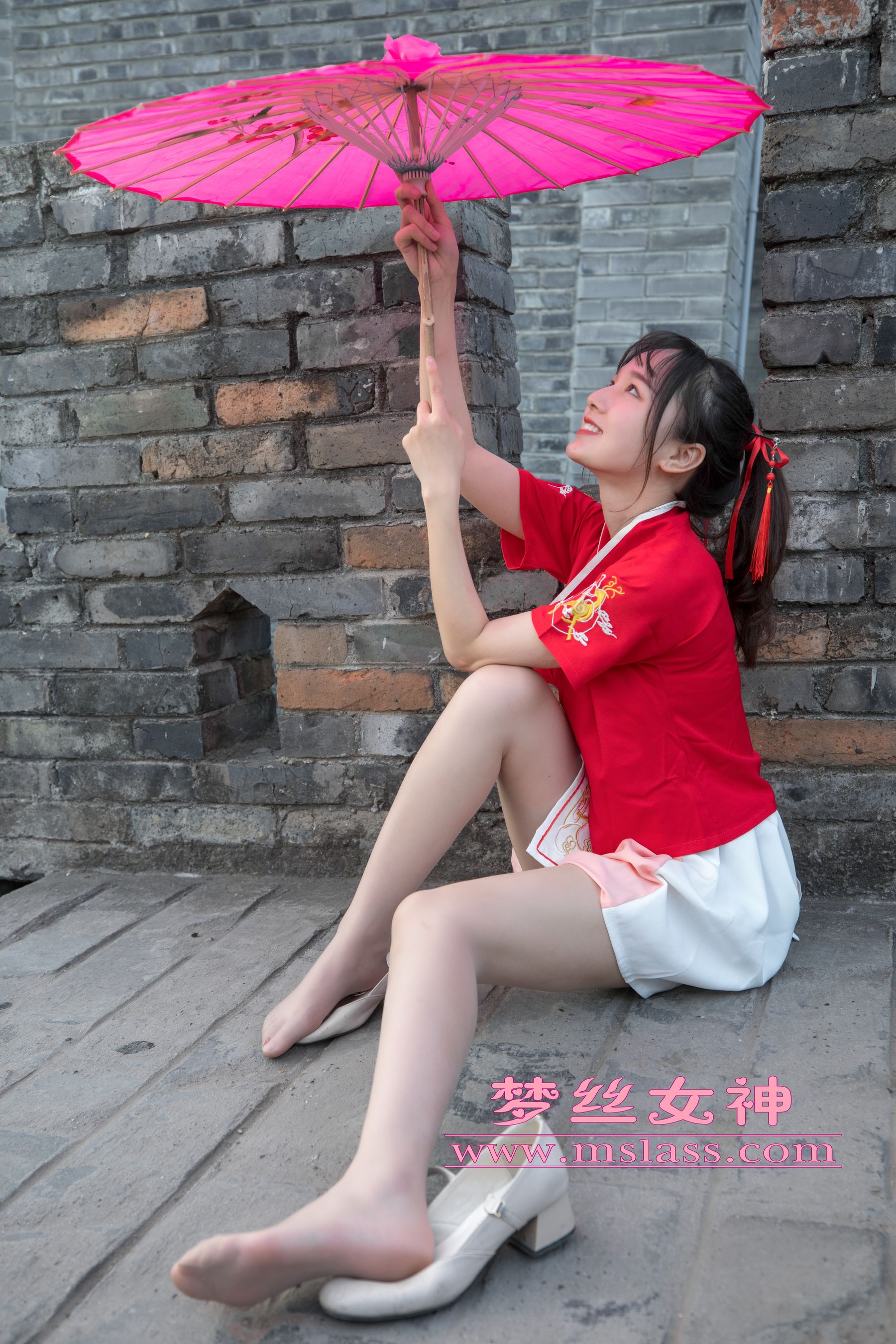 玥玥 长城古风少女-图95