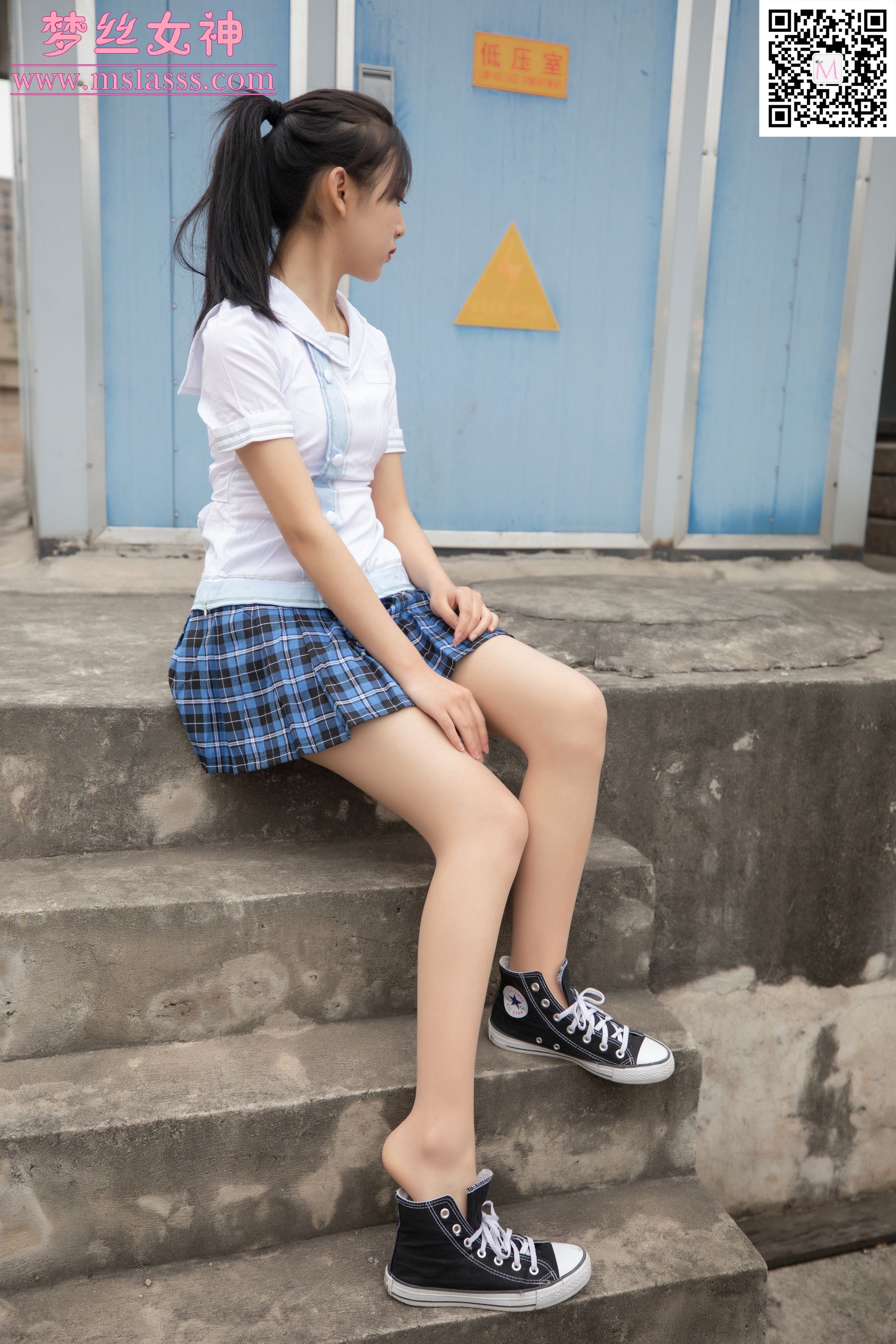 珂珂 匡威鞋女神-图17