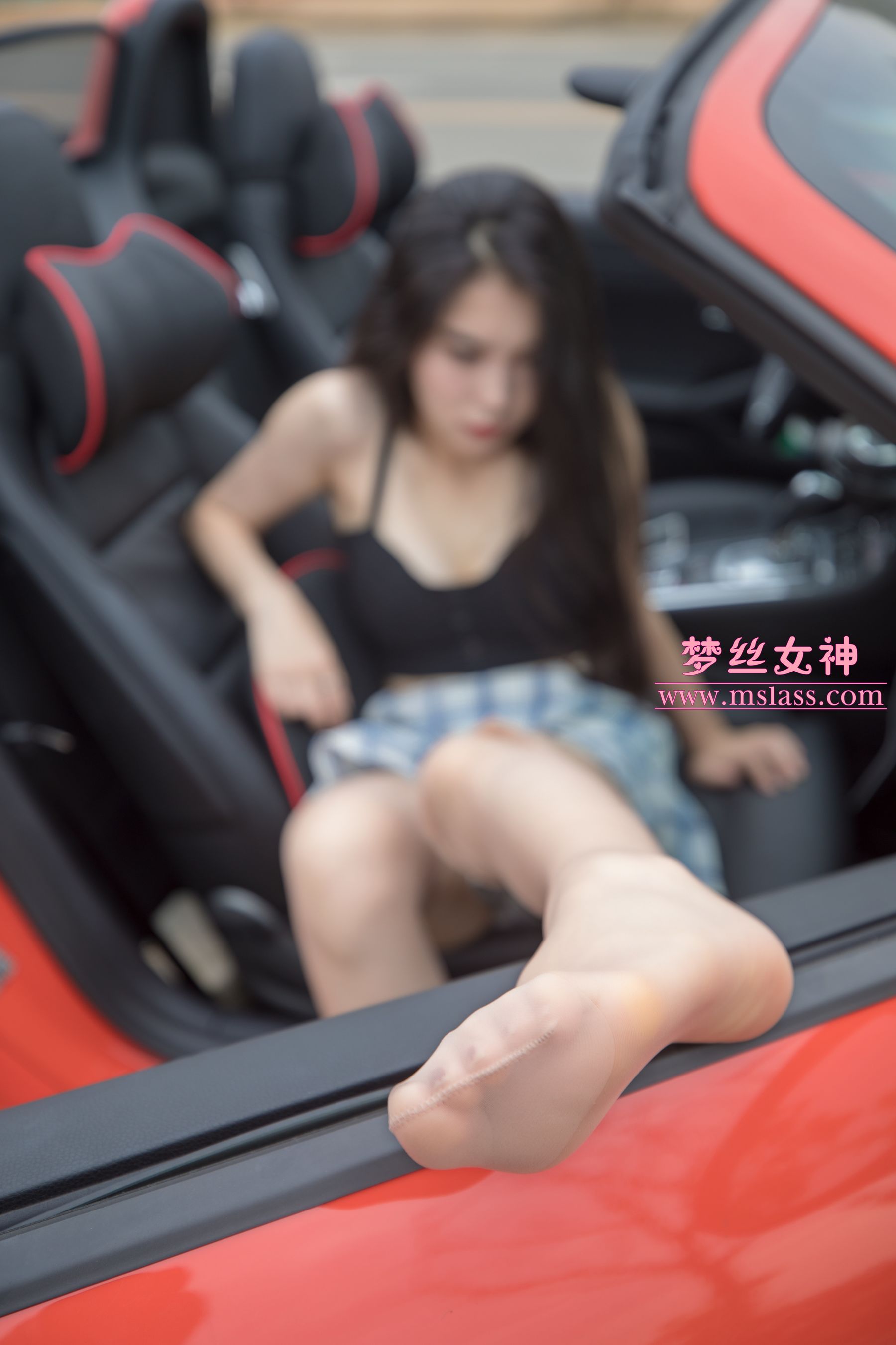 苏安希 跑车丝袜女神-图57
