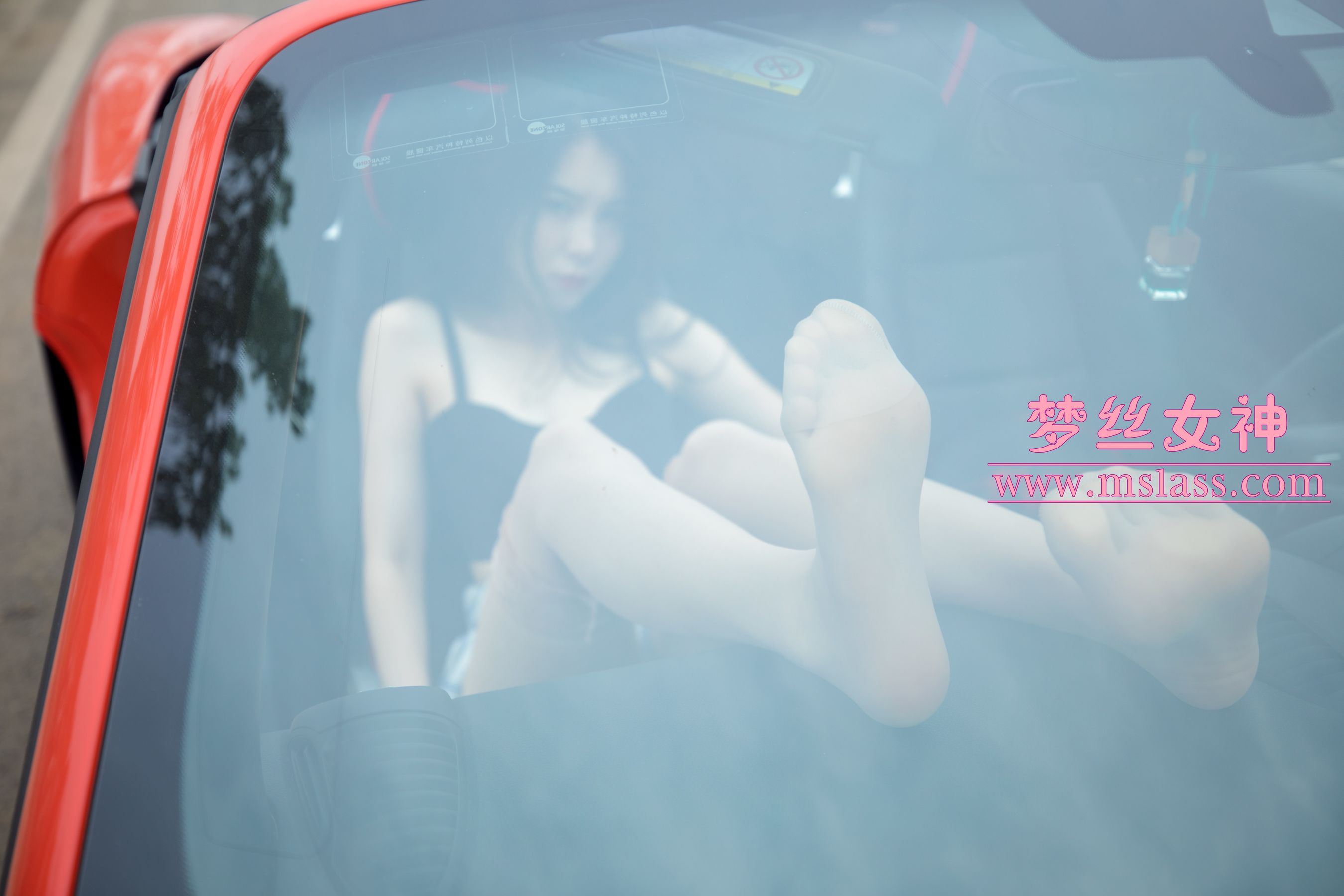苏安希 跑车丝袜女神-图60