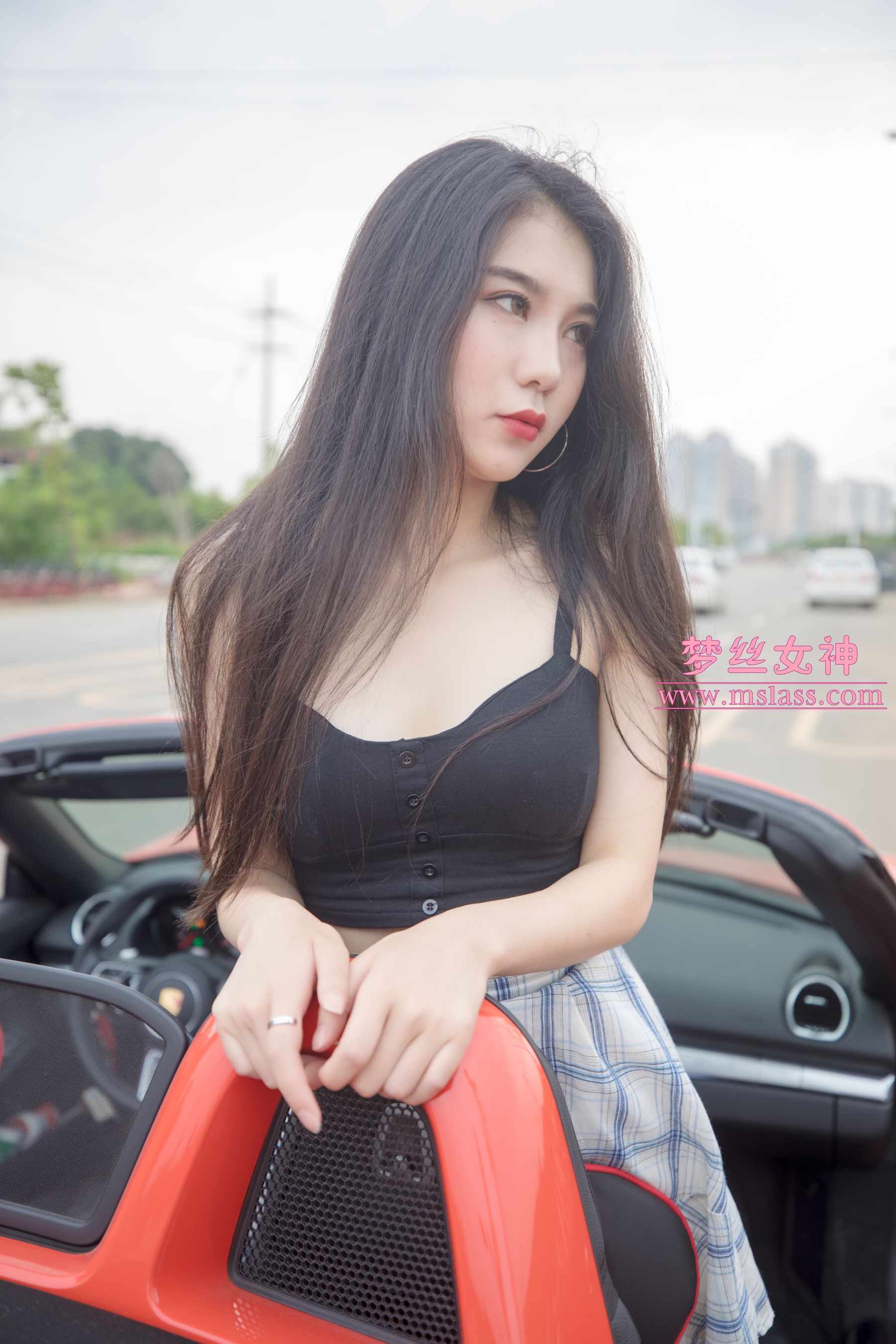 苏安希 跑车丝袜女神-图68